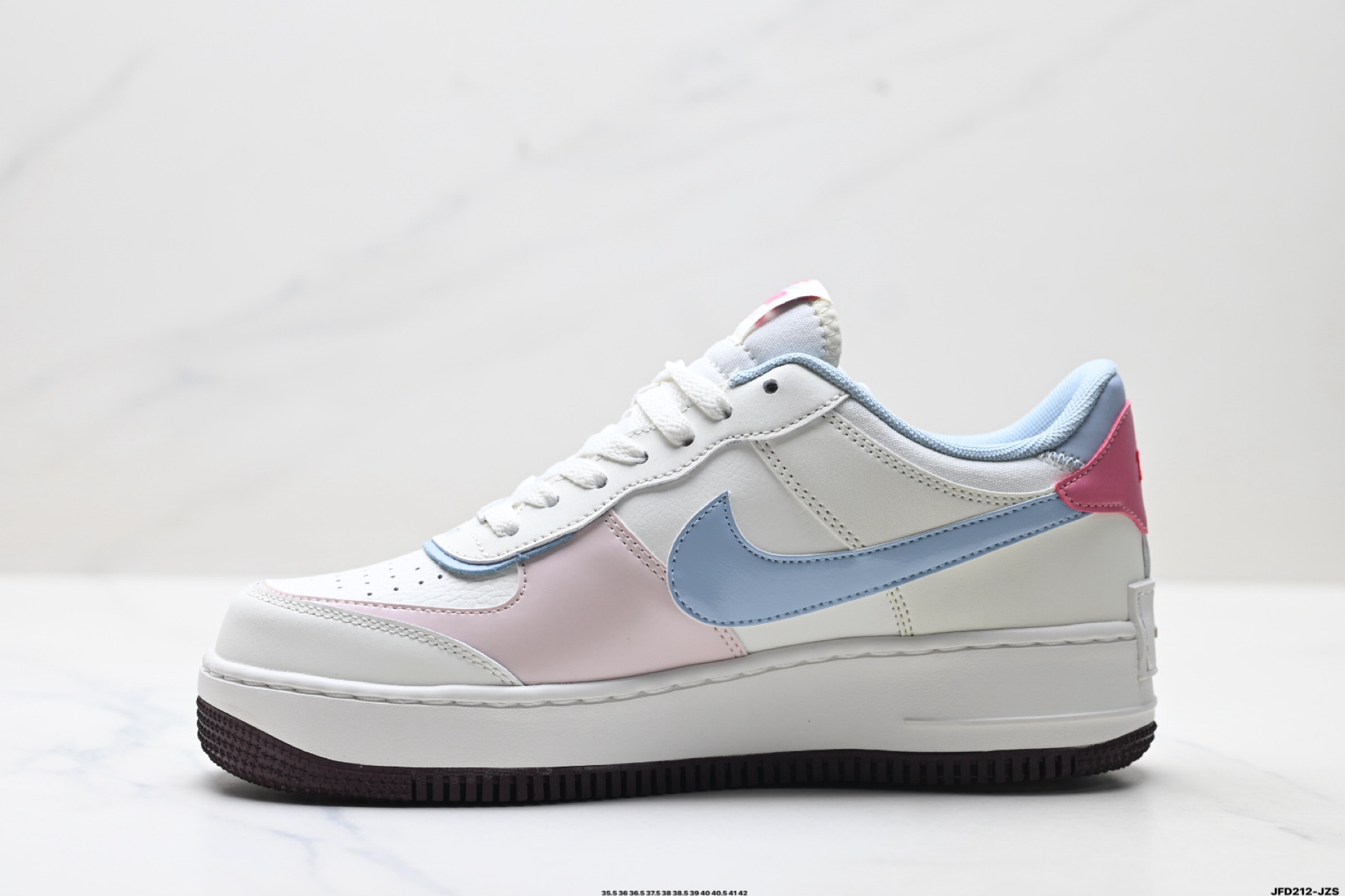 190 耐克NIKE WMNS Air Force 1 Shadow全新少女系解构主义设计 马卡龙空军一号轻量增高低帮百搭板鞋 IQ9803-161-Chinese UA Cheap High Quatity Brand Clothes Bags handbags Sneakers wholesale wholesaler seller from China Factory suppliers Fashion Clothing Shoes best Quality Beautiful Price 190 耐克NIKE WMNS Air Force 1 Shadow全新少女系解构主义设计 马卡龙空军一号轻量增高低帮百搭板鞋 IQ9803-161