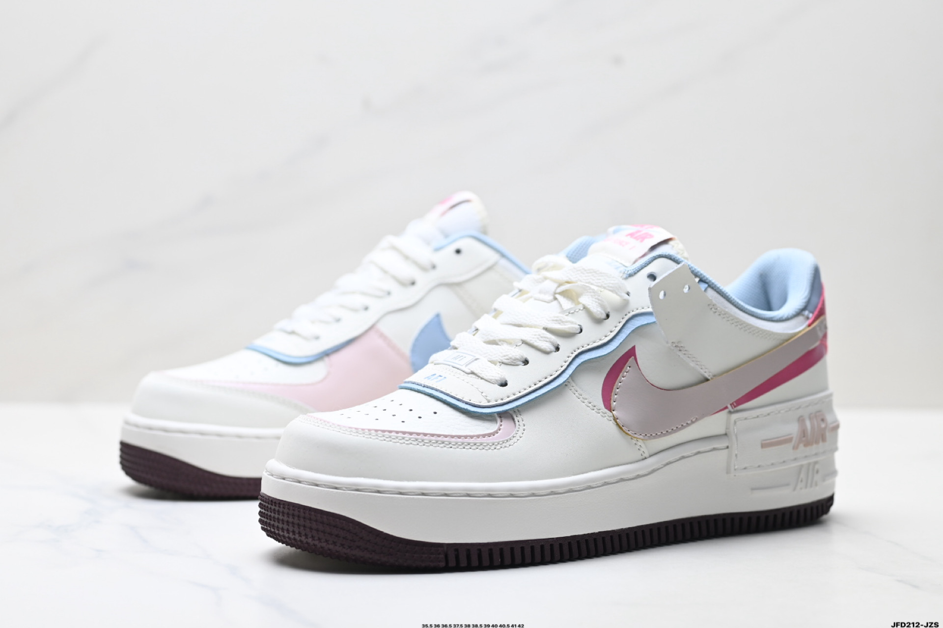 190 耐克NIKE WMNS Air Force 1 Shadow全新少女系解构主义设计 马卡龙空军一号轻量增高低帮百搭板鞋 IQ9803-161-Chinese UA Cheap High Quatity Brand Clothes Bags handbags Sneakers wholesale wholesaler seller from China Factory suppliers Fashion Clothing Shoes best Quality Beautiful Price 190 耐克NIKE WMNS Air Force 1 Shadow全新少女系解构主义设计 马卡龙空军一号轻量增高低帮百搭板鞋 IQ9803-161