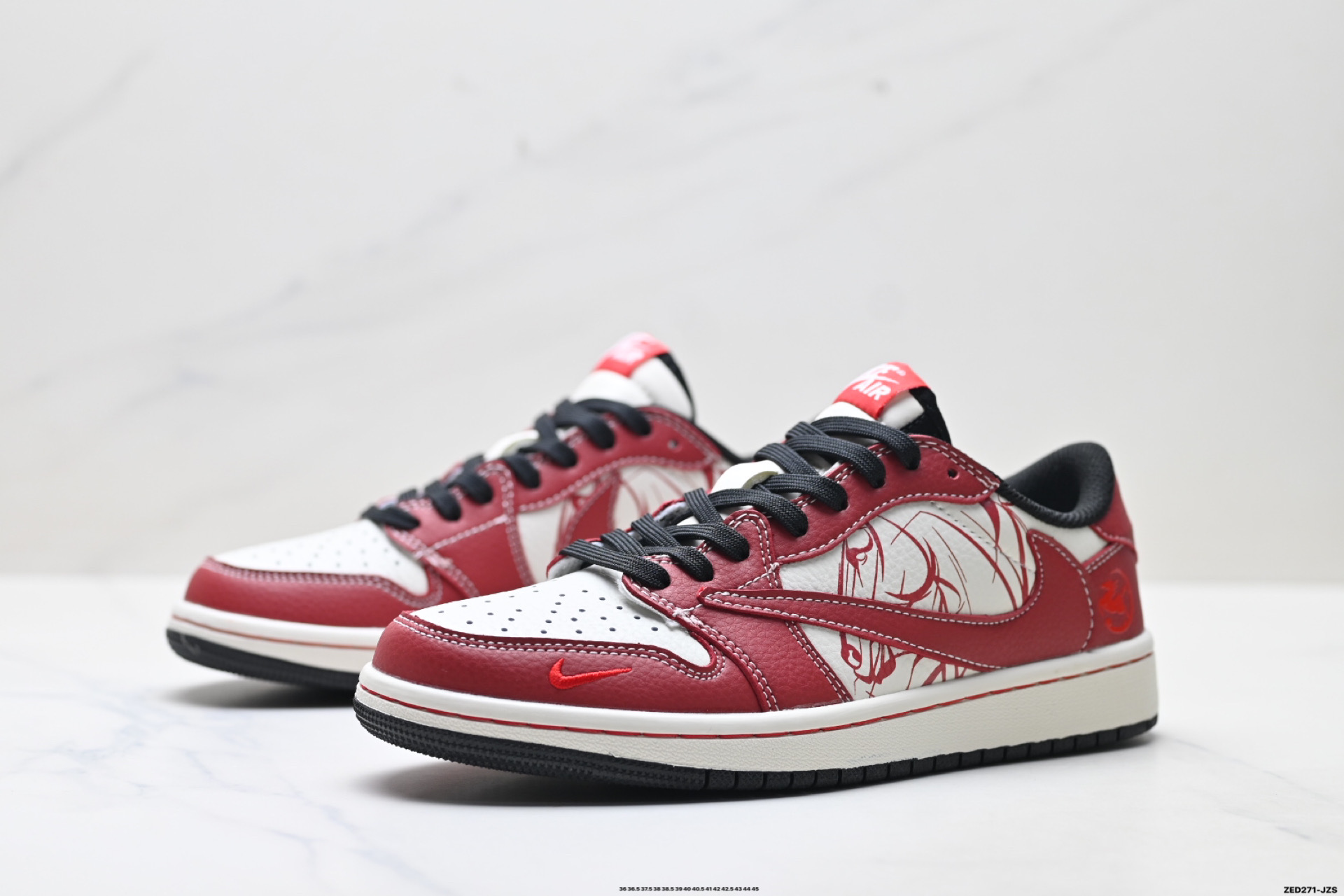 Nike Air Jordan 1 x Travis Scott AJ1倒勾 乔一倒钩 ‘DIY’定制 耐克 低帮文化篮球鞋 NH0601-065-Top High Quatity Cheap Sneakers Fashion Clothing Clothes Bags handbags Shoes of all Brand wholesale With The best Quality And Beautiful Price from China Factory Chinese suppliers wholesaler seller Nike Air Jordan 1 x Travis Scott AJ1倒勾 乔一倒钩 ‘DIY’定制 耐克 低帮文化篮球鞋 NH0601-065