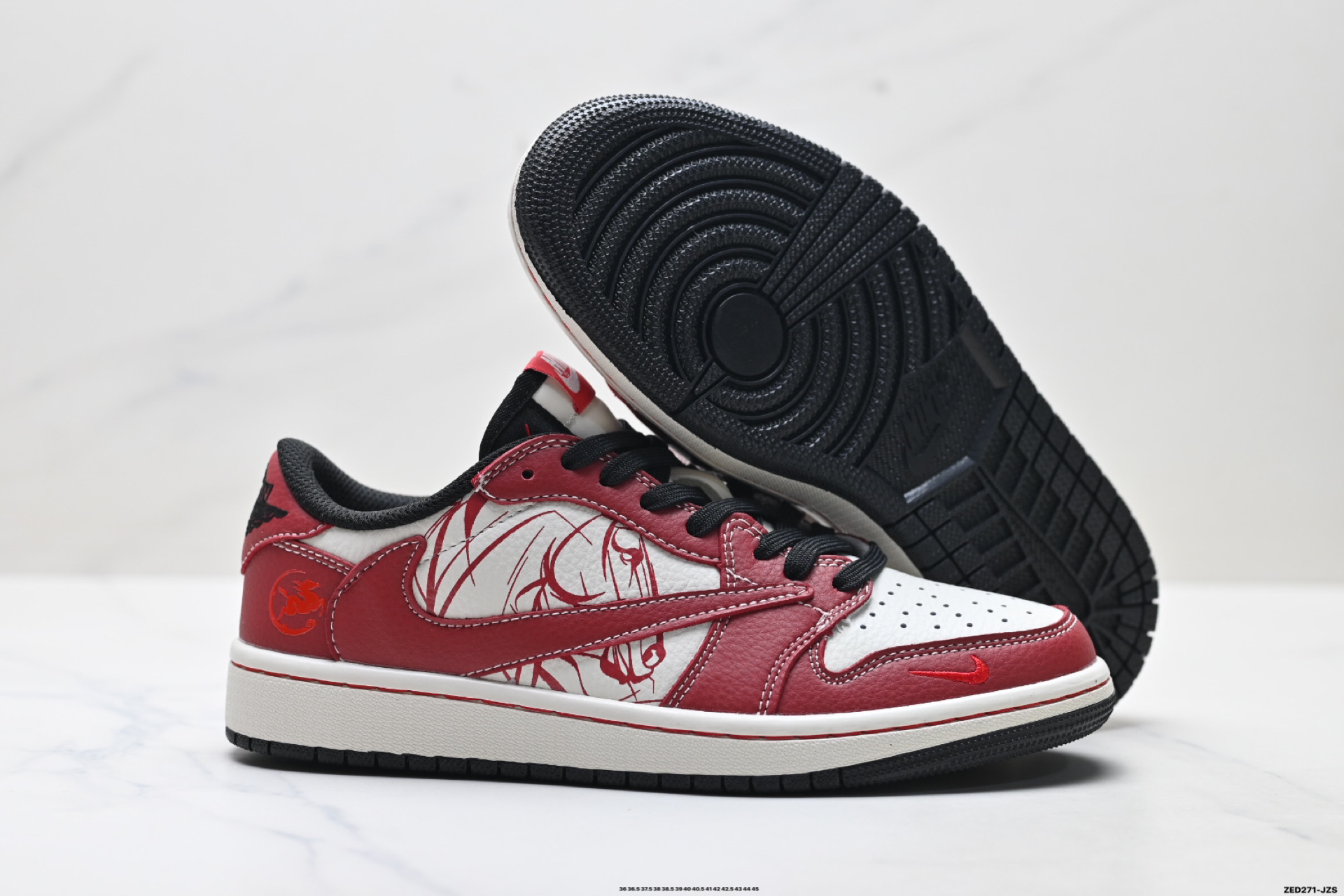 Nike Air Jordan 1 x Travis Scott AJ1倒勾 乔一倒钩 ‘DIY’定制 耐克 低帮文化篮球鞋 NH0601-065-Top High Quatity Cheap Sneakers Fashion Clothing Clothes Bags handbags Shoes of all Brand wholesale With The best Quality And Beautiful Price from China Factory Chinese suppliers wholesaler seller Nike Air Jordan 1 x Travis Scott AJ1倒勾 乔一倒钩 ‘DIY’定制 耐克 低帮文化篮球鞋 NH0601-065