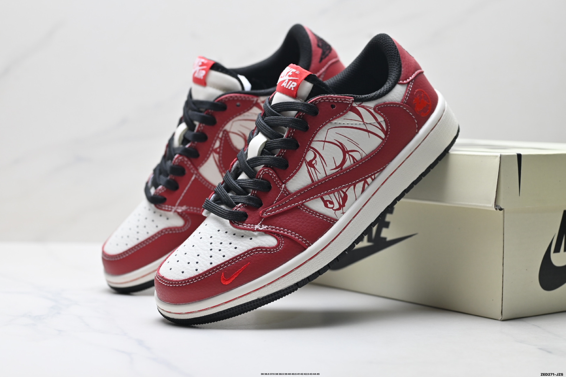 Nike Air Jordan 1 x Travis Scott AJ1倒勾 乔一倒钩 ‘DIY’定制 耐克 低帮文化篮球鞋 NH0601-065-Top High Quatity Cheap Sneakers Fashion Clothing Clothes Bags handbags Shoes of all Brand wholesale With The best Quality And Beautiful Price from China Factory Chinese suppliers wholesaler seller Nike Air Jordan 1 x Travis Scott AJ1倒勾 乔一倒钩 ‘DIY’定制 耐克 低帮文化篮球鞋 NH0601-065
