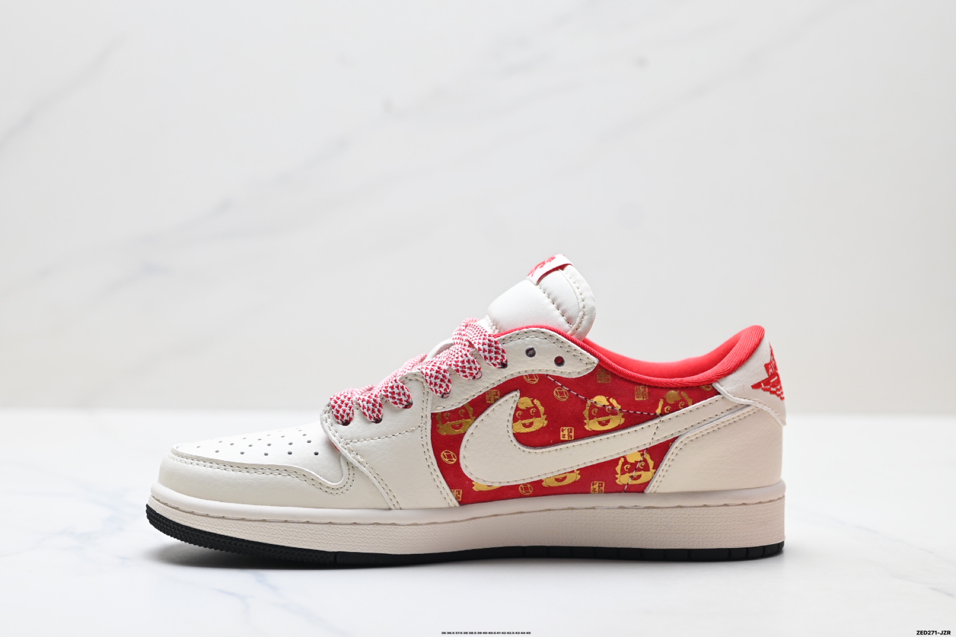 Nike Air Jordan 1 x Travis Scott AJ1倒勾 乔一倒钩 ‘DIY’定制 耐克 低帮文化篮球鞋 FC1688-252