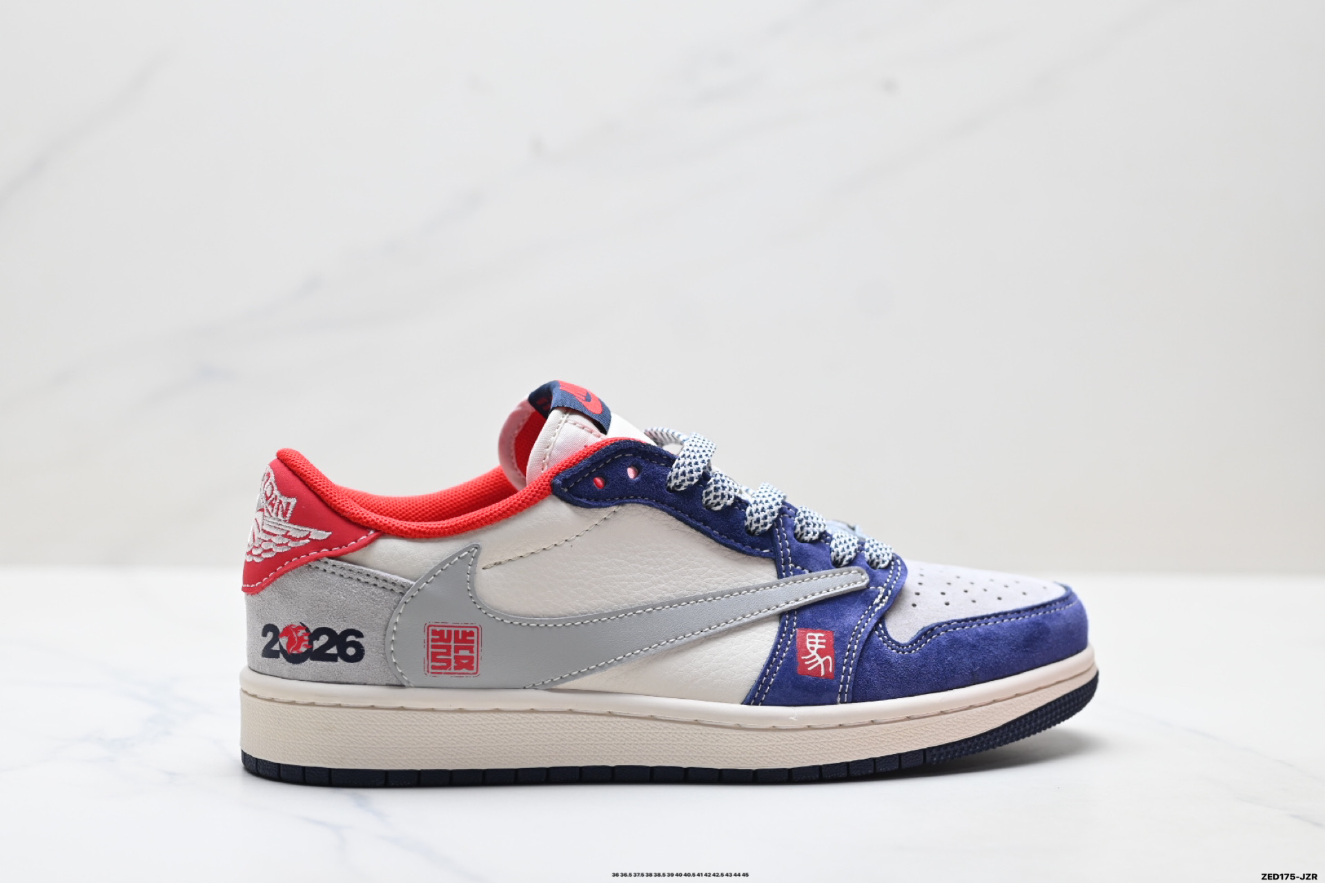 Nike Air Jordan 1 x Travis Scott AJ1倒勾 乔一倒钩 ‘DIY’定制 耐克 低帮文化篮球鞋 ZH2598-904 Nike Air Jordan 1 x Travis Scott AJ1倒勾 乔一倒钩 ‘DIY’定制 耐克 低帮文化篮球鞋 ZH2598-904