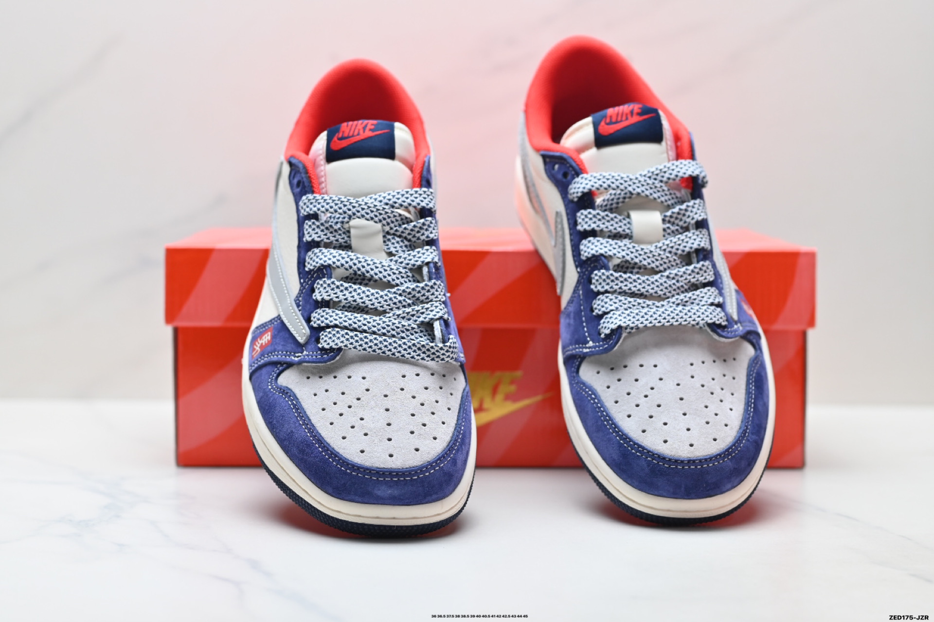 Nike Air Jordan 1 x Travis Scott AJ1倒勾 乔一倒钩 ‘DIY’定制 耐克 低帮文化篮球鞋 ZH2598-904 Nike Air Jordan 1 x Travis Scott AJ1倒勾 乔一倒钩 ‘DIY’定制 耐克 低帮文化篮球鞋 ZH2598-904