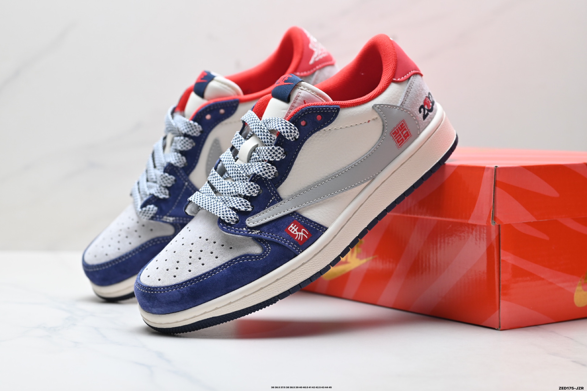 Nike Air Jordan 1 x Travis Scott AJ1倒勾 乔一倒钩 ‘DIY’定制 耐克 低帮文化篮球鞋 ZH2598-904 Nike Air Jordan 1 x Travis Scott AJ1倒勾 乔一倒钩 ‘DIY’定制 耐克 低帮文化篮球鞋 ZH2598-904