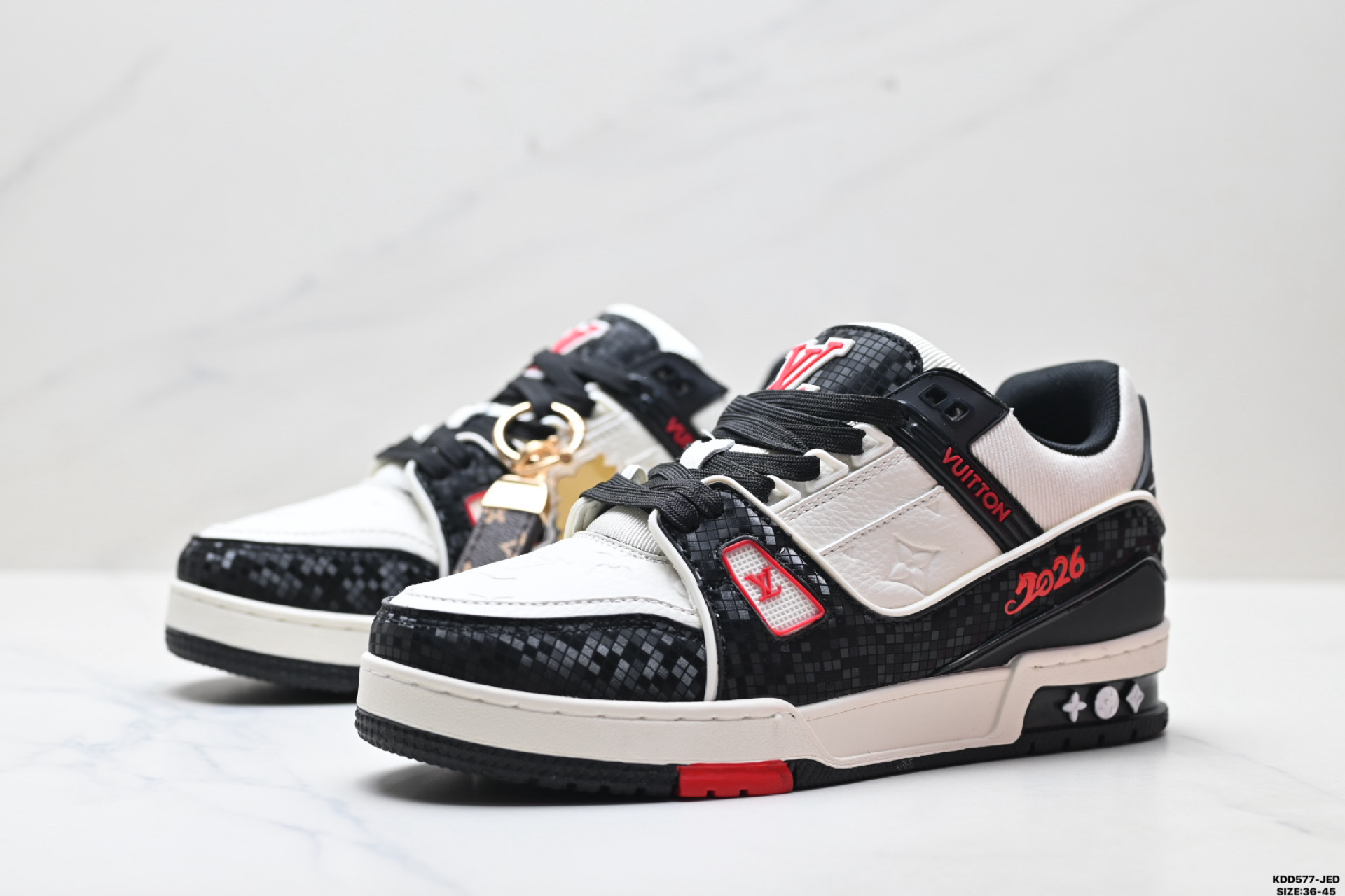 马年限定中国红礼盒Louis vuitton Trainer Sneaker Low 路易威登 休闲运动文化百搭板鞋-Top High Quatity Cheap Sneakers Fashion Clothing Clothes Bags handbags Shoes of all Brand wholesale With The best Quality And Beautiful Price from China Factory Chinese suppliers wholesaler seller 马年限定中国红礼盒Louis vuitton Trainer Sneaker Low 路易威登 休闲运动文化百搭板鞋