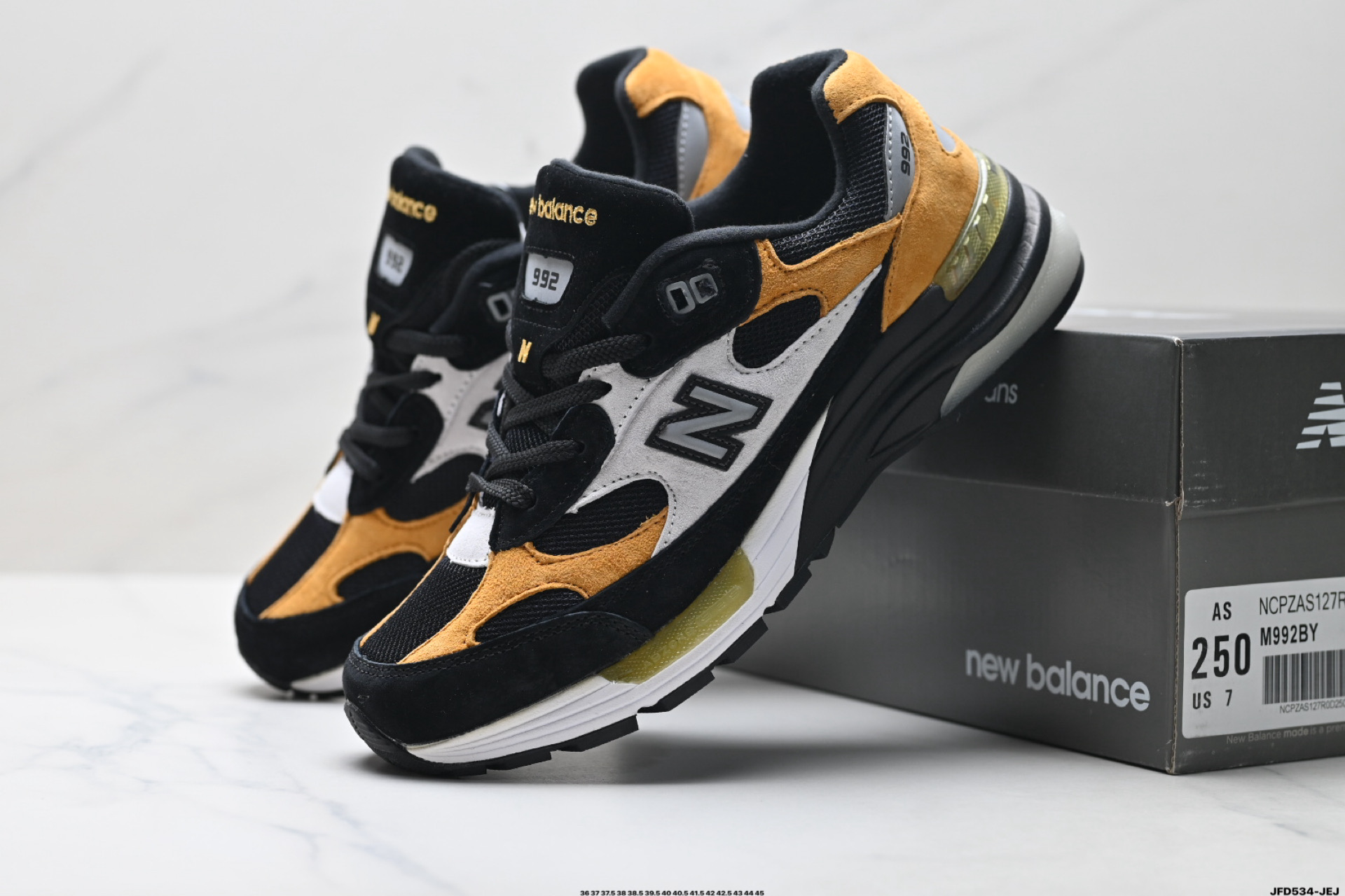 New Balance 992系列 新百伦 美产血统经典复古休闲运动百搭老爹跑步鞋 M992BY-High Quatity Cheap Brand wholesale wholesaler seller Clothes Bags handbags Sneakers Top Fashion Clothing Shoes from China Factory Chinese suppliers best Quality Beautiful Price New Balance 992系列 新百伦 美产血统经典复古休闲运动百搭老爹跑步鞋 M992BY