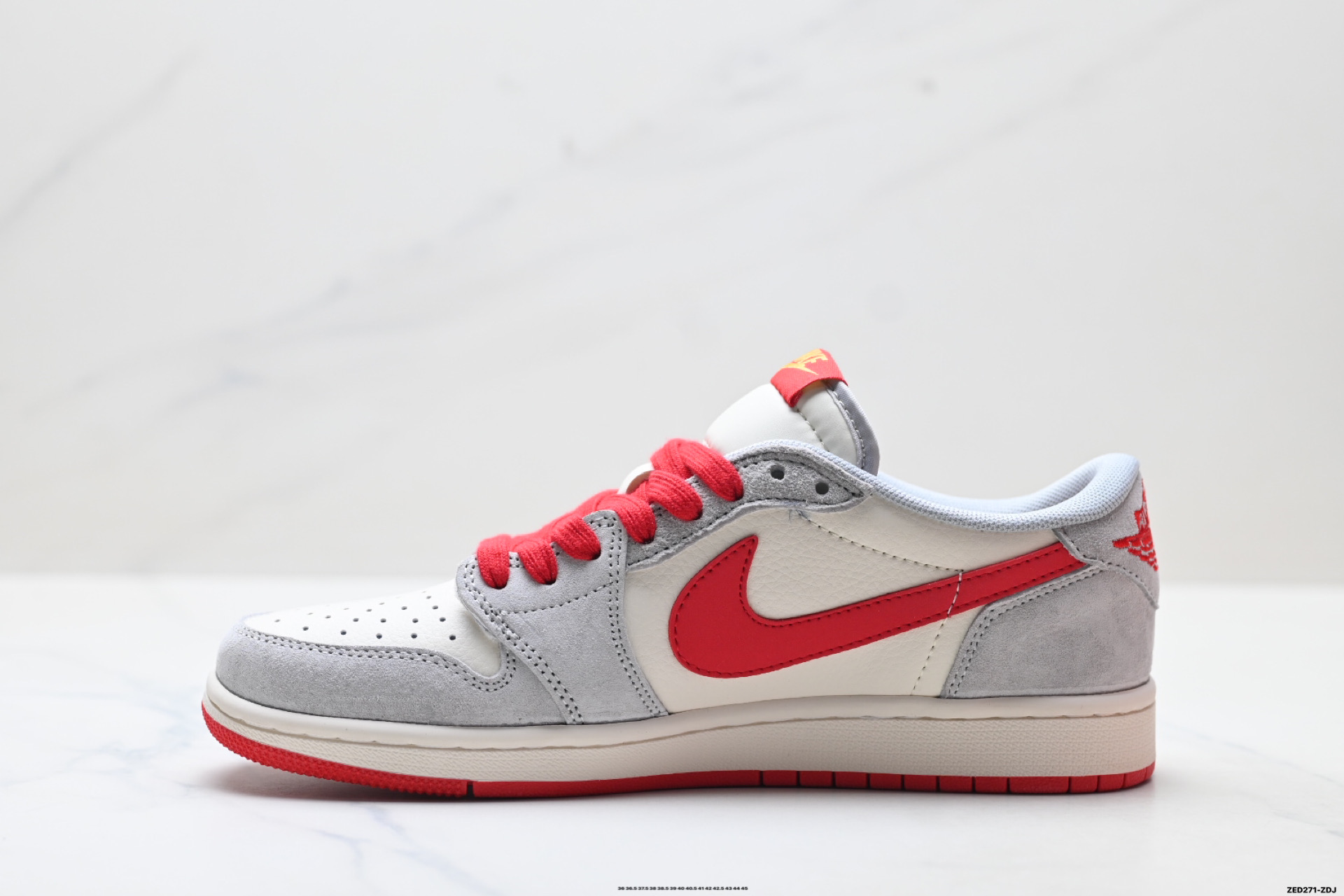 Nike Air Jordan 1 x Travis Scott AJ1倒勾 乔一倒钩 ‘DIY’定制 耐克 低帮文化篮球鞋 QW5288-141