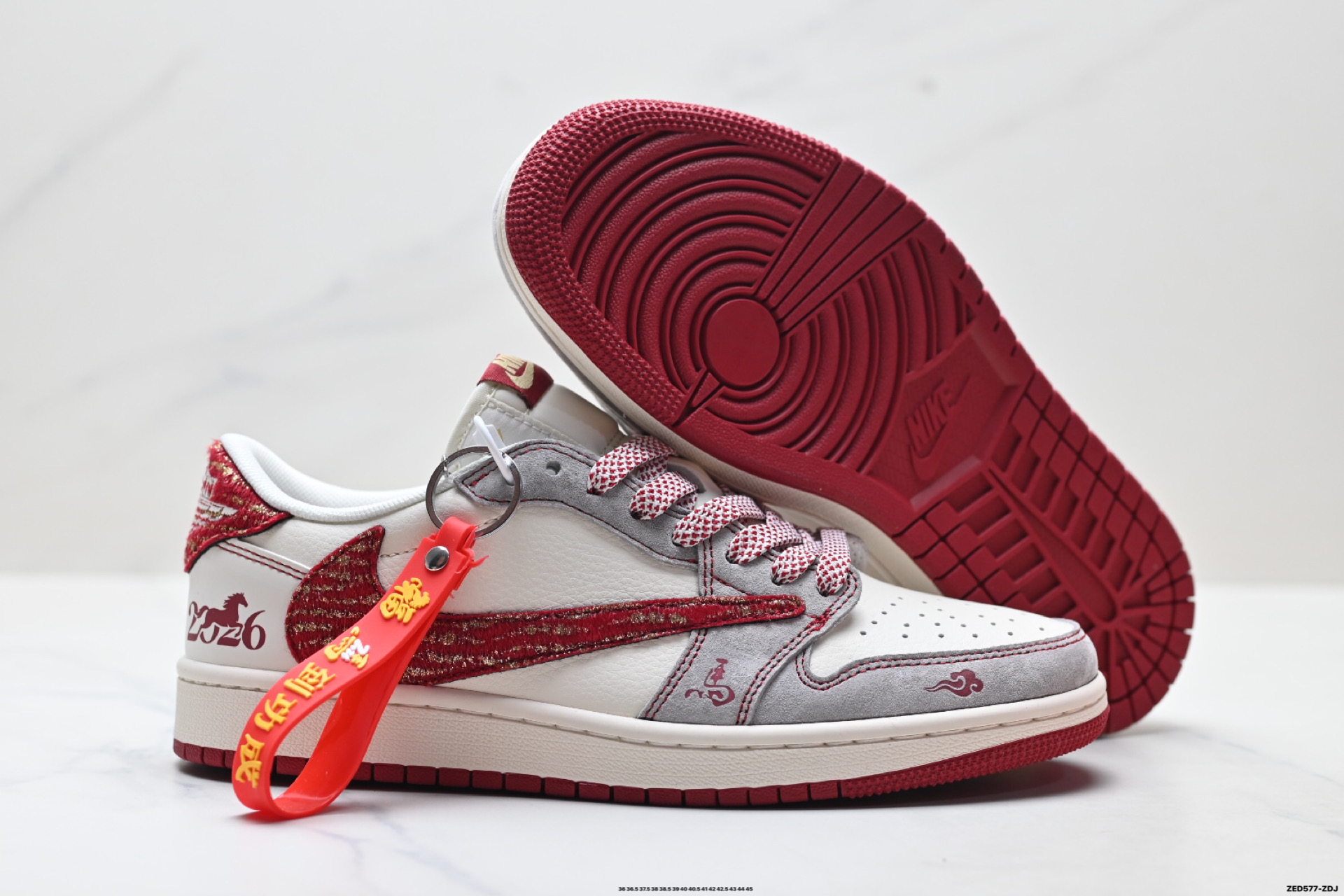 💰240
公司级✅Nike Air Jordan 1 x Travis Scott AJ1倒勾 乔一倒钩 ‘DIY’定制 耐克 低帮文化篮球鞋
完美品质出货 细节如图所示 鞋面切割工整 冲孔整齐干净 中底拉帮线 整体清洁度非常好
货号:LX1988-805
尺码:36 36.5 37.5 38 38.5 39 40 40.5 41 42 42.5 43 44 45
ID:ZED577-ZDJ