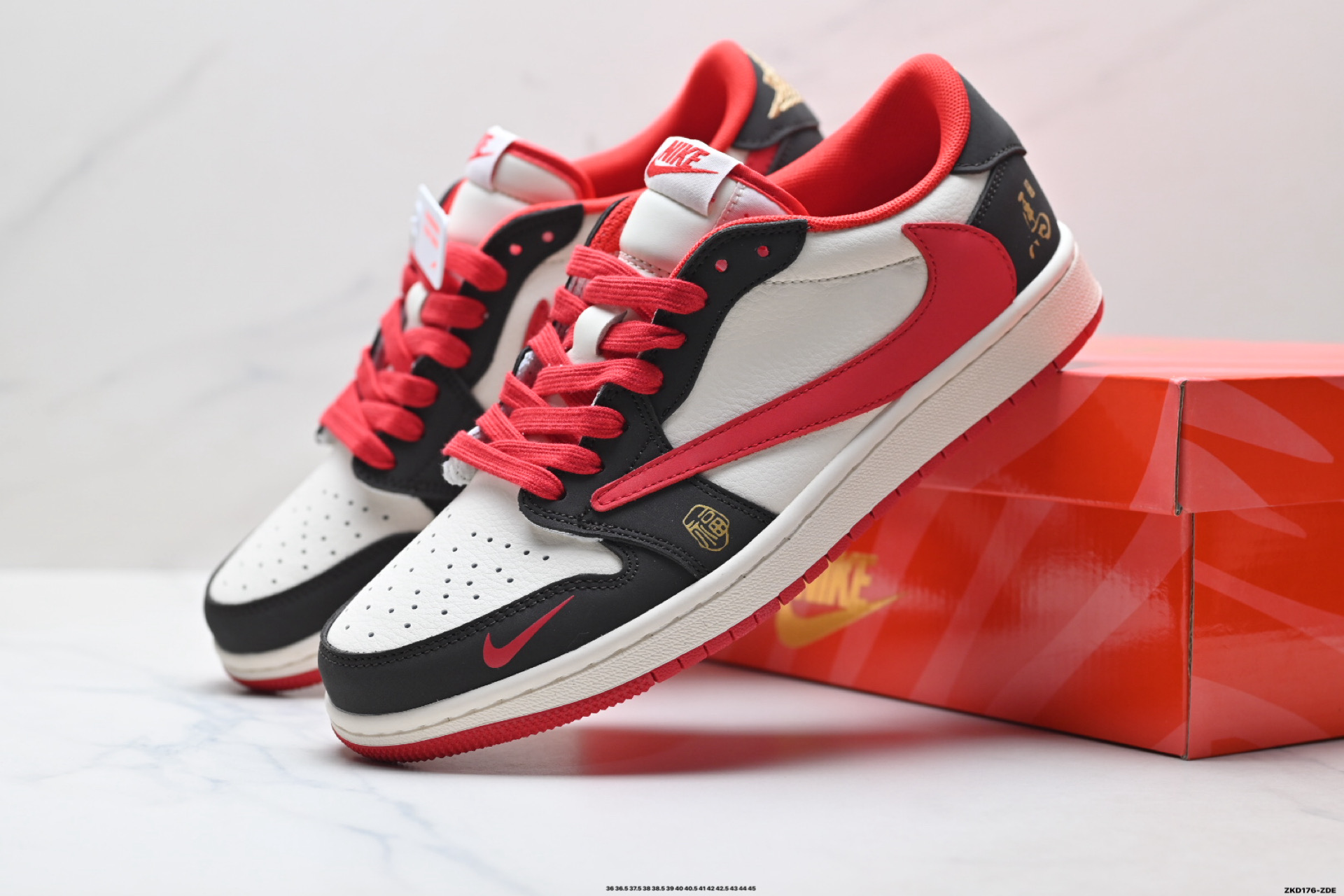 Nike Air Jordan 1 x Travis Scott AJ1倒勾 乔一倒钩 ‘DIY’定制 耐克 低帮文化篮球鞋 MZ9588-828-Top High Quatity Cheap Sneakers Fashion Clothing Clothes Bags handbags Shoes of all Brand wholesale With The best Quality And Beautiful Price from China Factory Chinese suppliers wholesaler seller Nike Air Jordan 1 x Travis Scott AJ1倒勾 乔一倒钩 ‘DIY’定制 耐克 低帮文化篮球鞋 MZ9588-828
