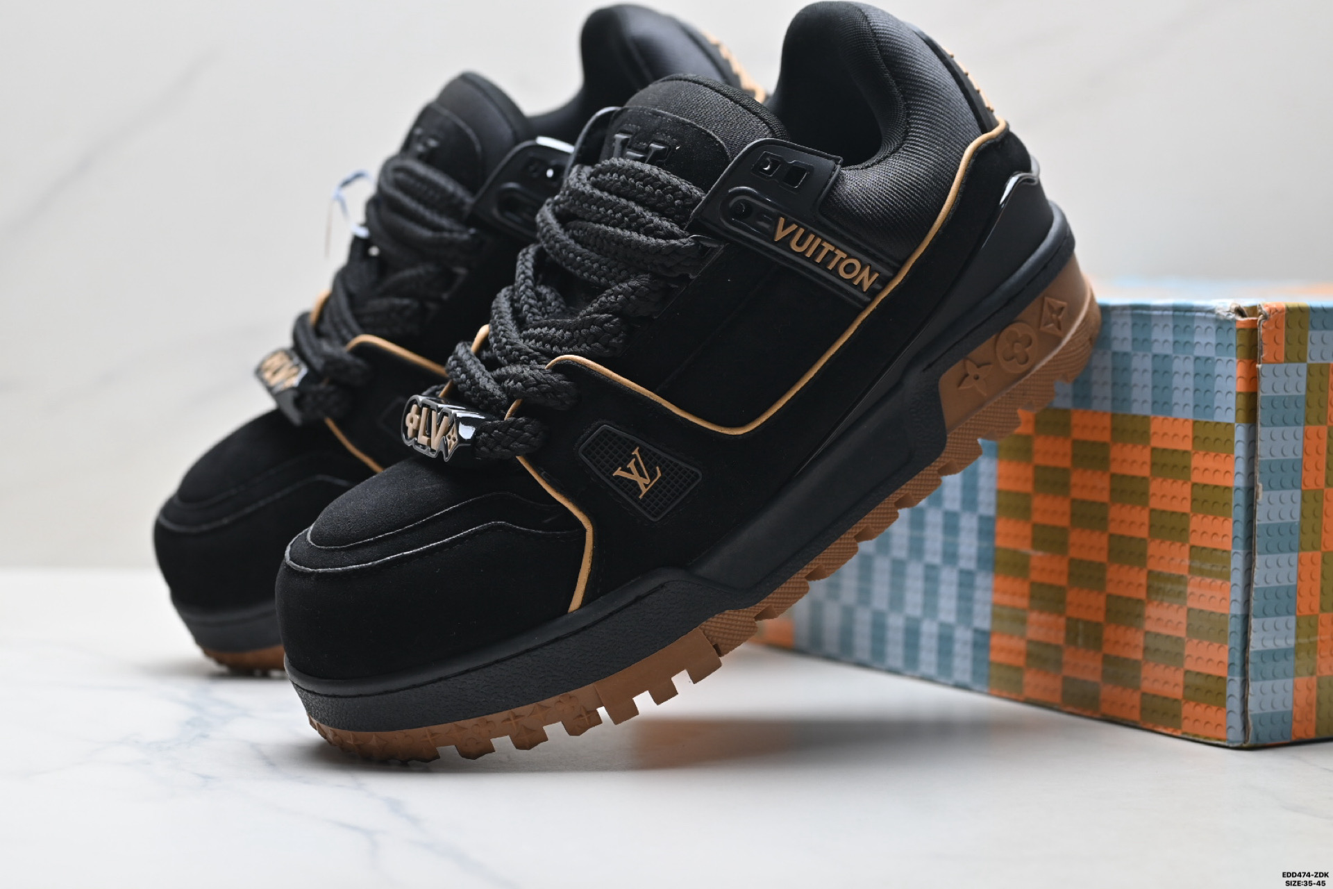 LV路易威登Louis Vuitton Trainer Maxi Low Sneaker 面包版马克西系列低帮休闲运动文化百搭篮球板鞋-Top High Quatity Cheap Sneakers Fashion Clothing Clothes Bags handbags Shoes of all Brand wholesale With The best Quality And Beautiful Price from China Factory Chinese suppliers wholesaler seller LV路易威登Louis Vuitton Trainer Maxi Low Sneaker 面包版马克西系列低帮休闲运动文化百搭篮球板鞋