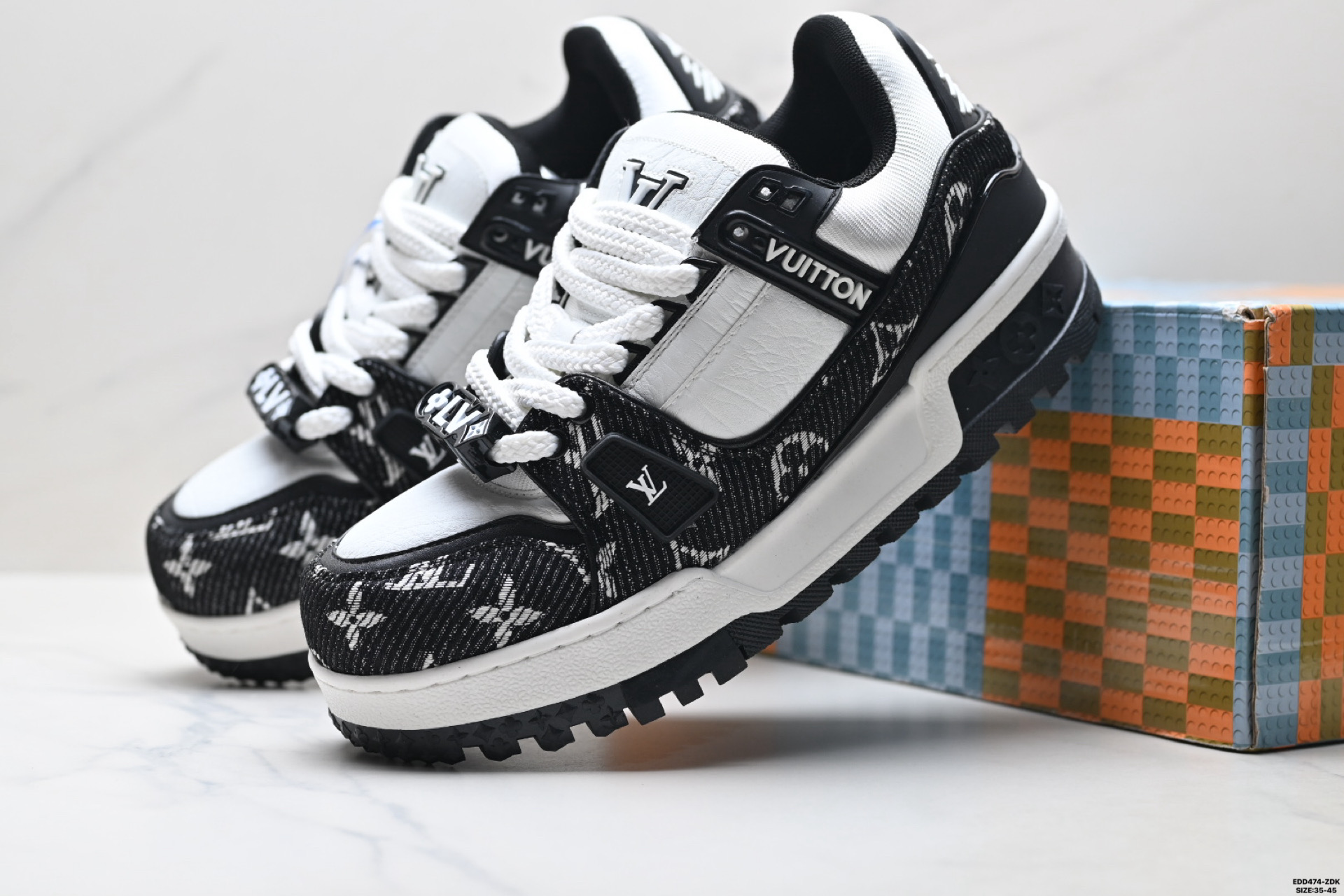 LV路易威登Louis Vuitton Trainer Maxi Low Sneaker 面包版马克西系列低帮休闲运动文化百搭篮球板鞋-Top High Quatity Cheap Sneakers Fashion Clothing Clothes Bags handbags Shoes of all Brand wholesale With The best Quality And Beautiful Price from China Factory Chinese suppliers wholesaler seller LV路易威登Louis Vuitton Trainer Maxi Low Sneaker 面包版马克西系列低帮休闲运动文化百搭篮球板鞋