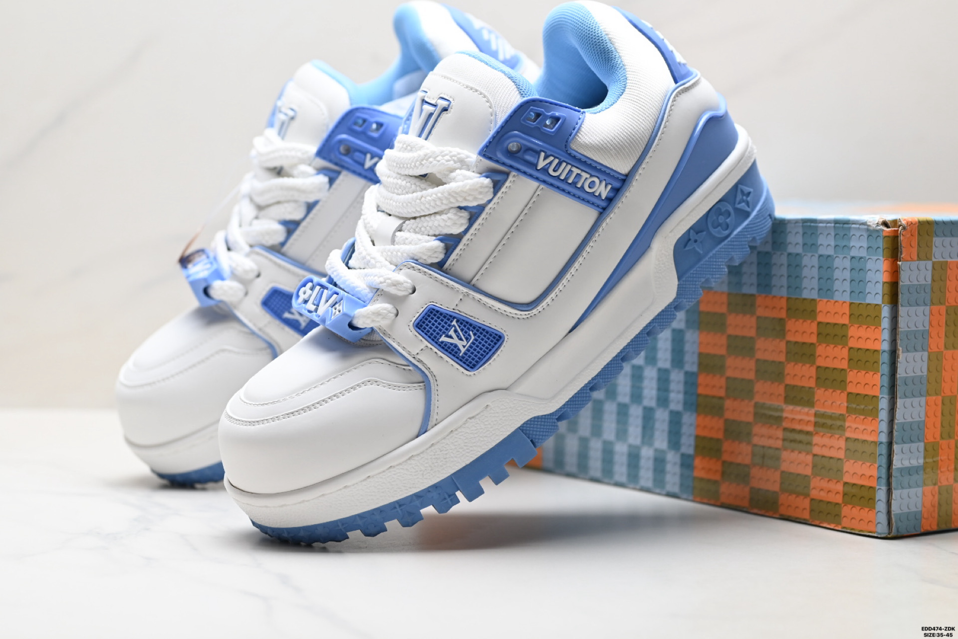 LV路易威登Louis Vuitton Trainer Maxi Low Sneaker 面包版马克西系列低帮休闲运动文化百搭篮球板鞋-Top High Quatity Cheap Sneakers Fashion Clothing Clothes Bags handbags Shoes of all Brand wholesale With The best Quality And Beautiful Price from China Factory Chinese suppliers wholesaler seller LV路易威登Louis Vuitton Trainer Maxi Low Sneaker 面包版马克西系列低帮休闲运动文化百搭篮球板鞋