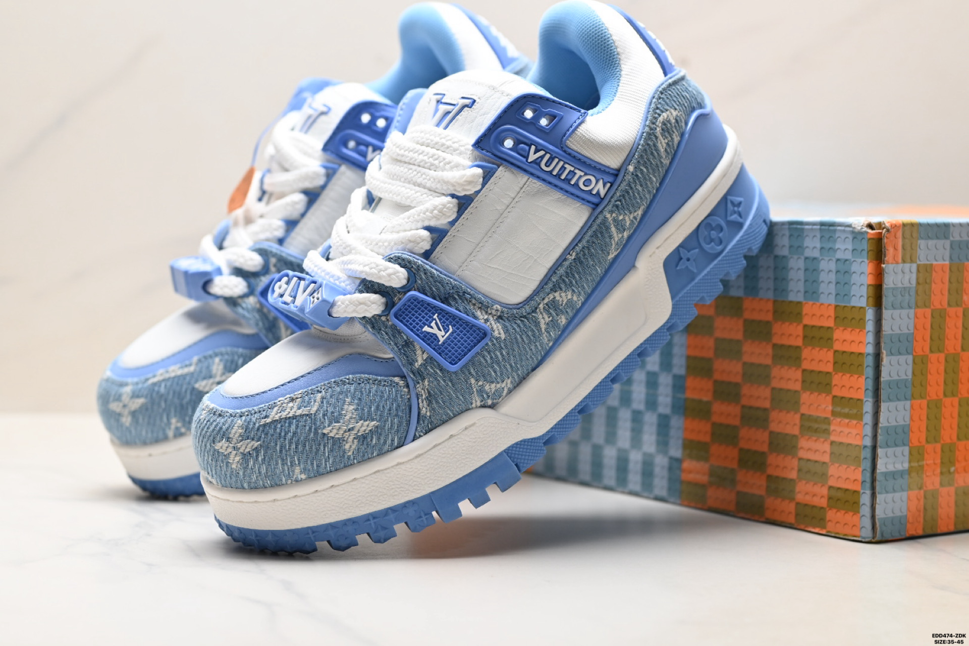 LV路易威登Louis Vuitton Trainer Maxi Low Sneaker 面包版马克西系列低帮休闲运动文化百搭篮球板鞋-Top High Quatity Cheap Sneakers Fashion Clothing Clothes Bags handbags Shoes of all Brand wholesale With The best Quality And Beautiful Price from China Factory Chinese suppliers wholesaler seller LV路易威登Louis Vuitton Trainer Maxi Low Sneaker 面包版马克西系列低帮休闲运动文化百搭篮球板鞋