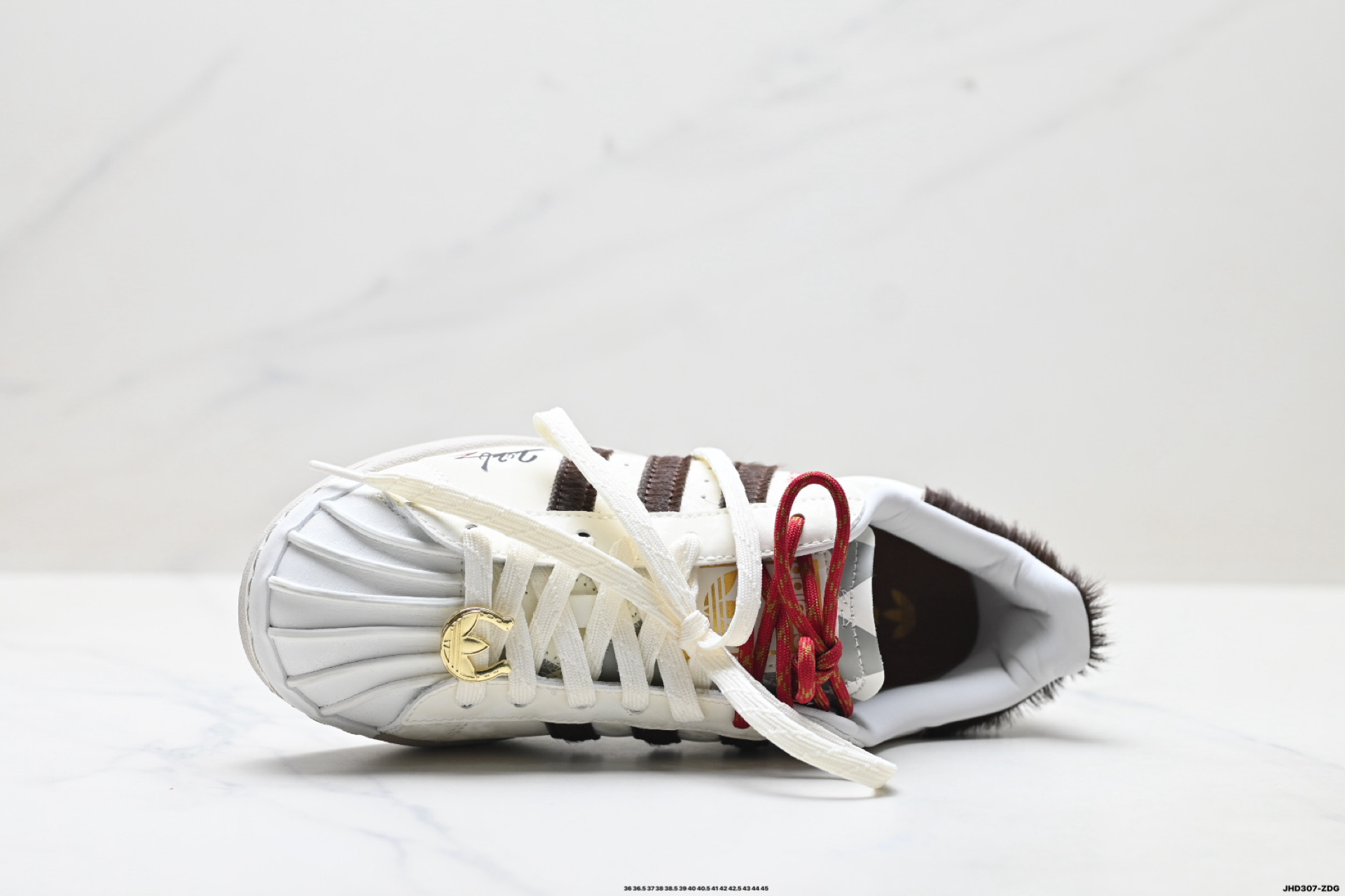 Adidas Originals Super贝壳头‘DIY’定制系列 阿迪达斯 低帮经典百搭休闲运动板鞋 KJ6293