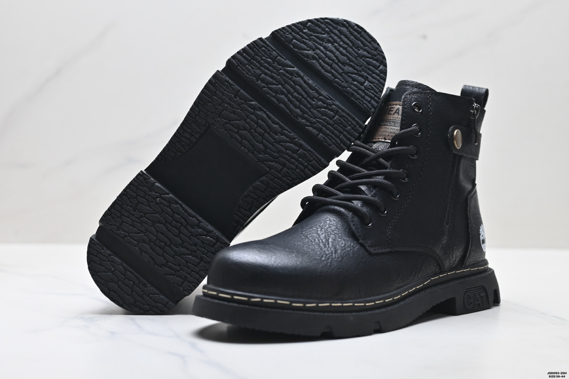 Timberland添柏岚 WATERPROOF THIN 皮革 耐磨增高舒适 中帮户外靴