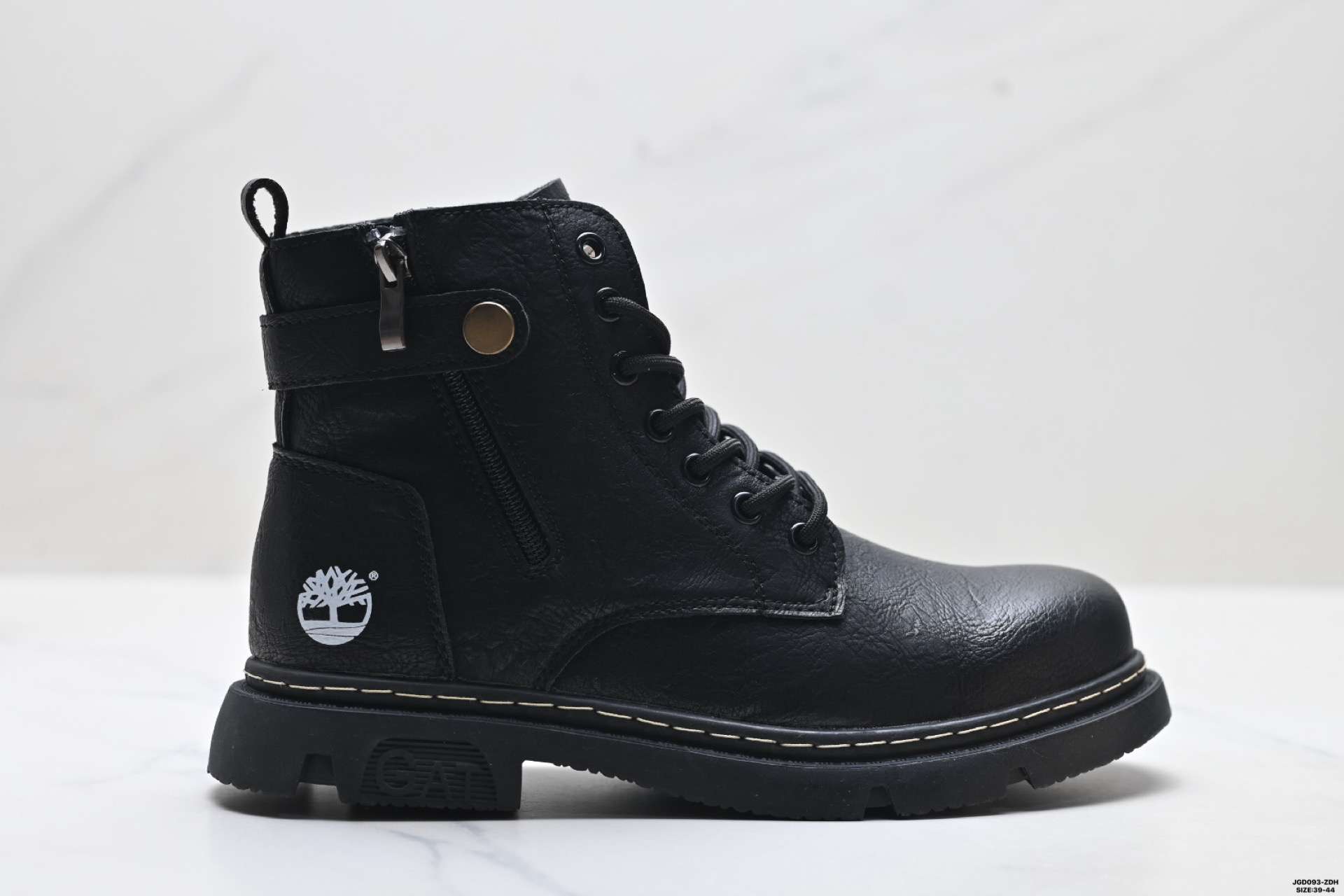 Timberland添柏岚 WATERPROOF THIN 皮革 耐磨增高舒适 中帮户外靴