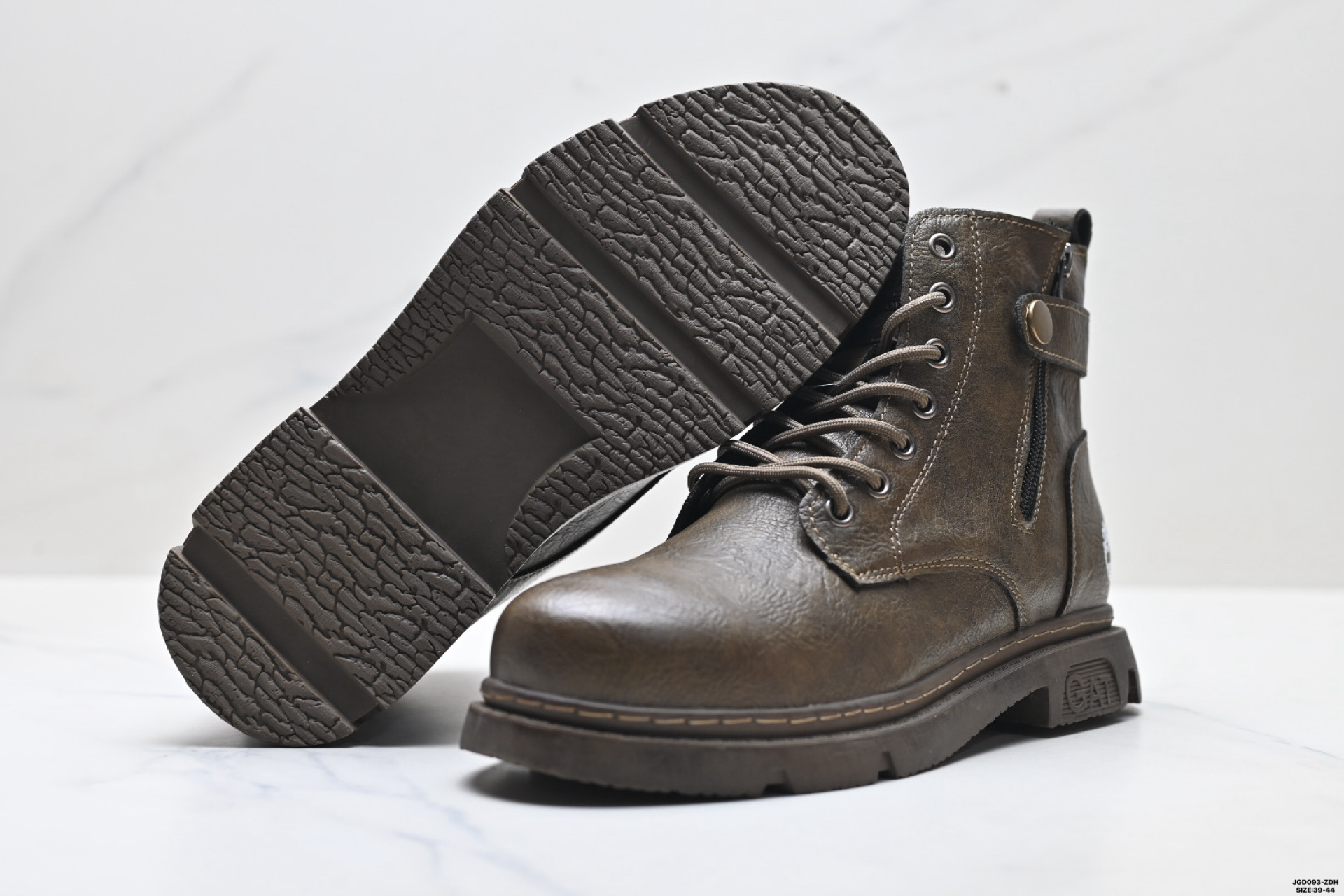 Timberland添柏岚 WATERPROOF THIN 皮革 耐磨增高舒适 中帮户外靴