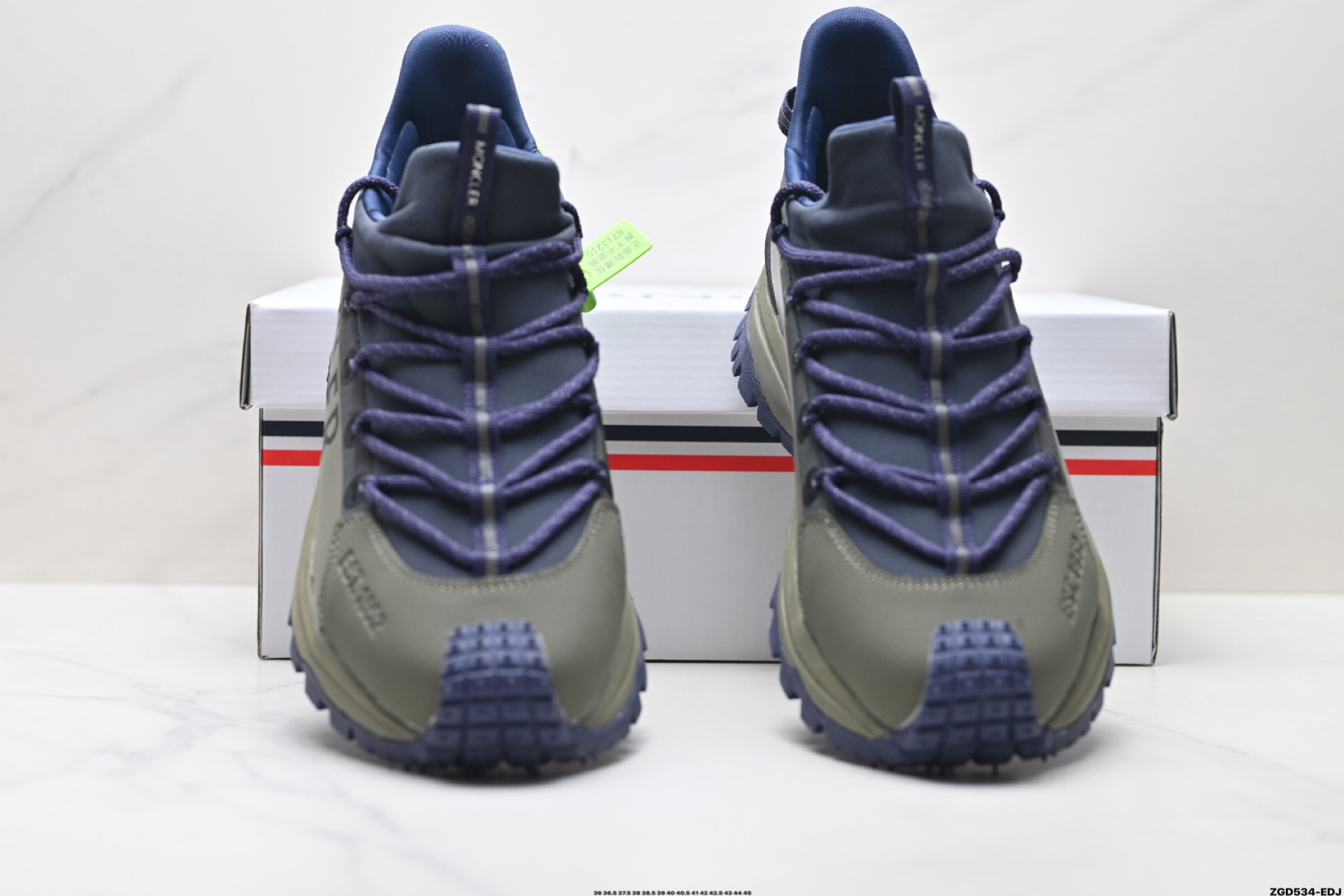 320 Moncler Grenoble Trailgrip Lite2 盟可睐 织物 圆头系带 低帮休闲鞋 鞋 4M00130 M3157001