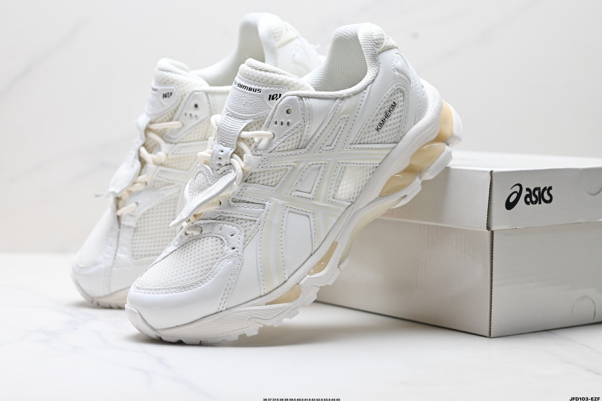 Asics Gel-Nimbus 10.1 亚瑟士 复古先锋 潮流 拼接耐磨 低帮休闲跑步鞋 1203A833-001 Asics Gel-Nimbus 10.1 亚瑟士 复古先锋 潮流 拼接耐磨 低帮休闲跑步鞋 1203A833-001