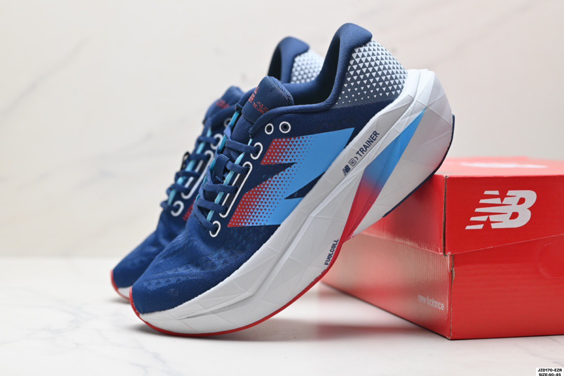 🈴P130 公司级✅New Balance 新百伦FuelCell 简约 织物 网布防滑耐磨透气轻便 低帮 马拉松跑步鞋 货号:MFCXLK3 尺码:40-45 ID:JZD170-EZR