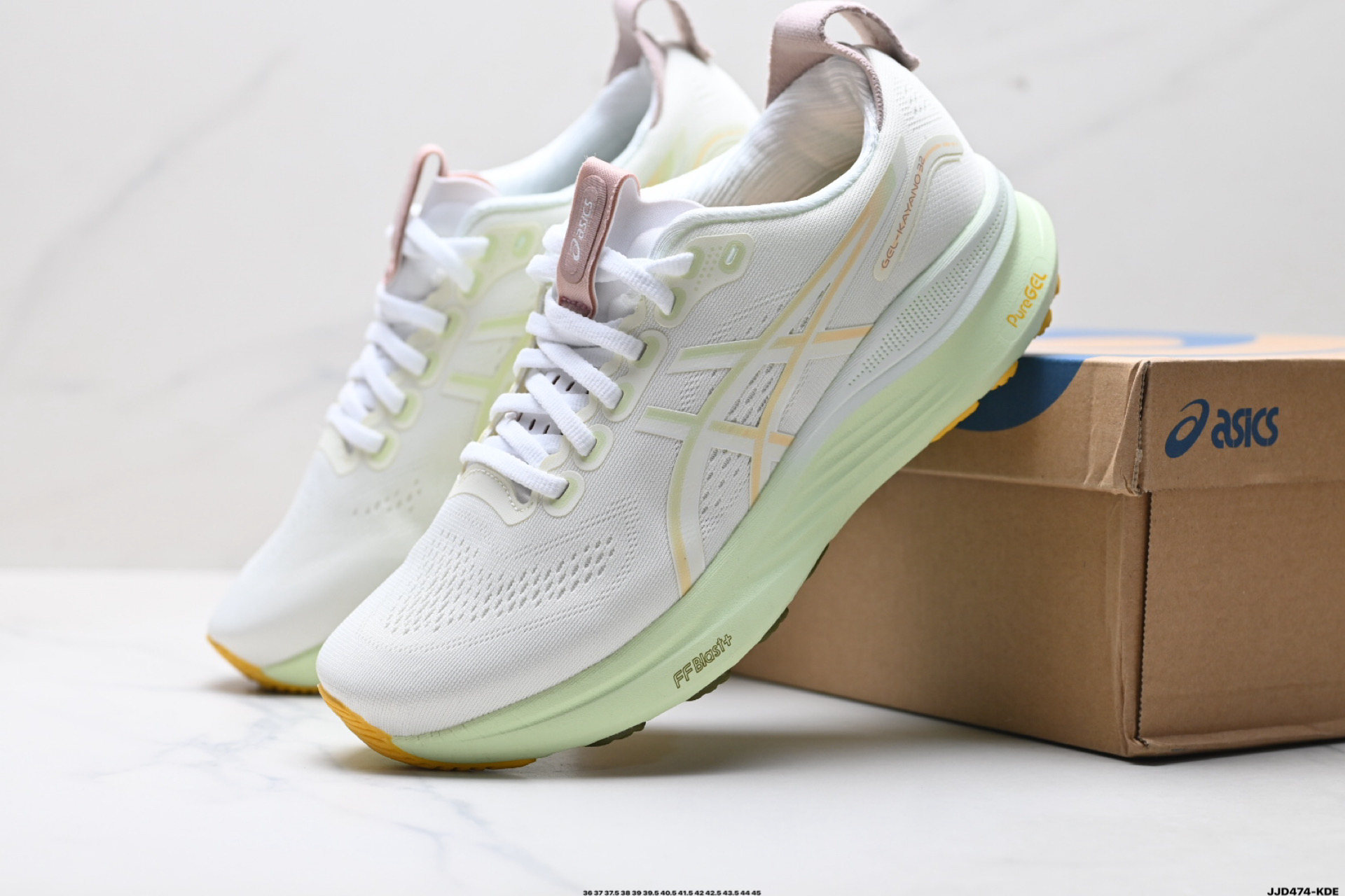 150 ASICS GEL-KAYANO 32 亚瑟士 PLATINUM低帮专业有氧超轻便运动跑步鞋 1012B729-015