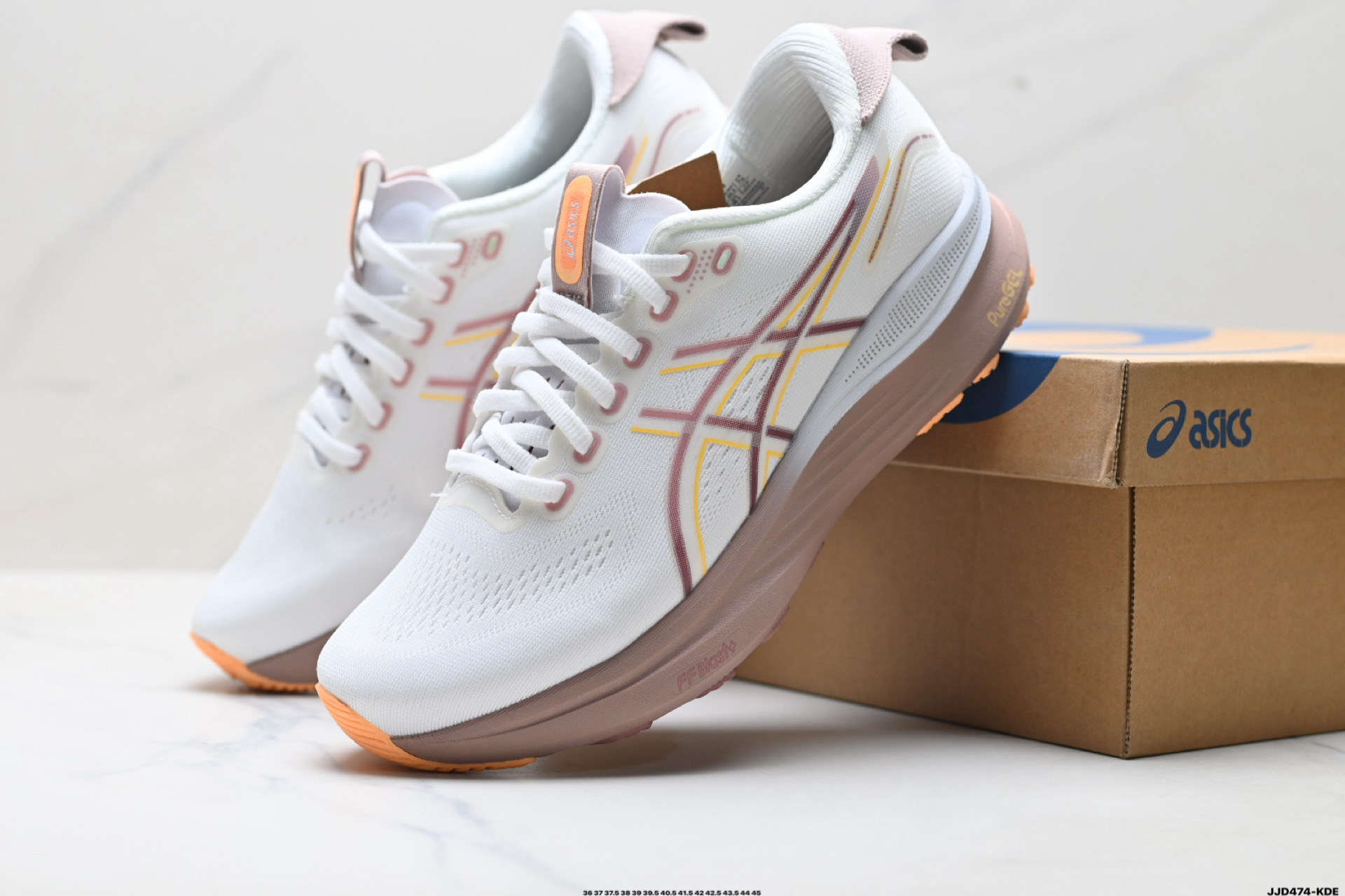 150 ASICS GEL-KAYANO 32 亚瑟士 PLATINUM低帮专业有氧超轻便运动跑步鞋 1012B729-015