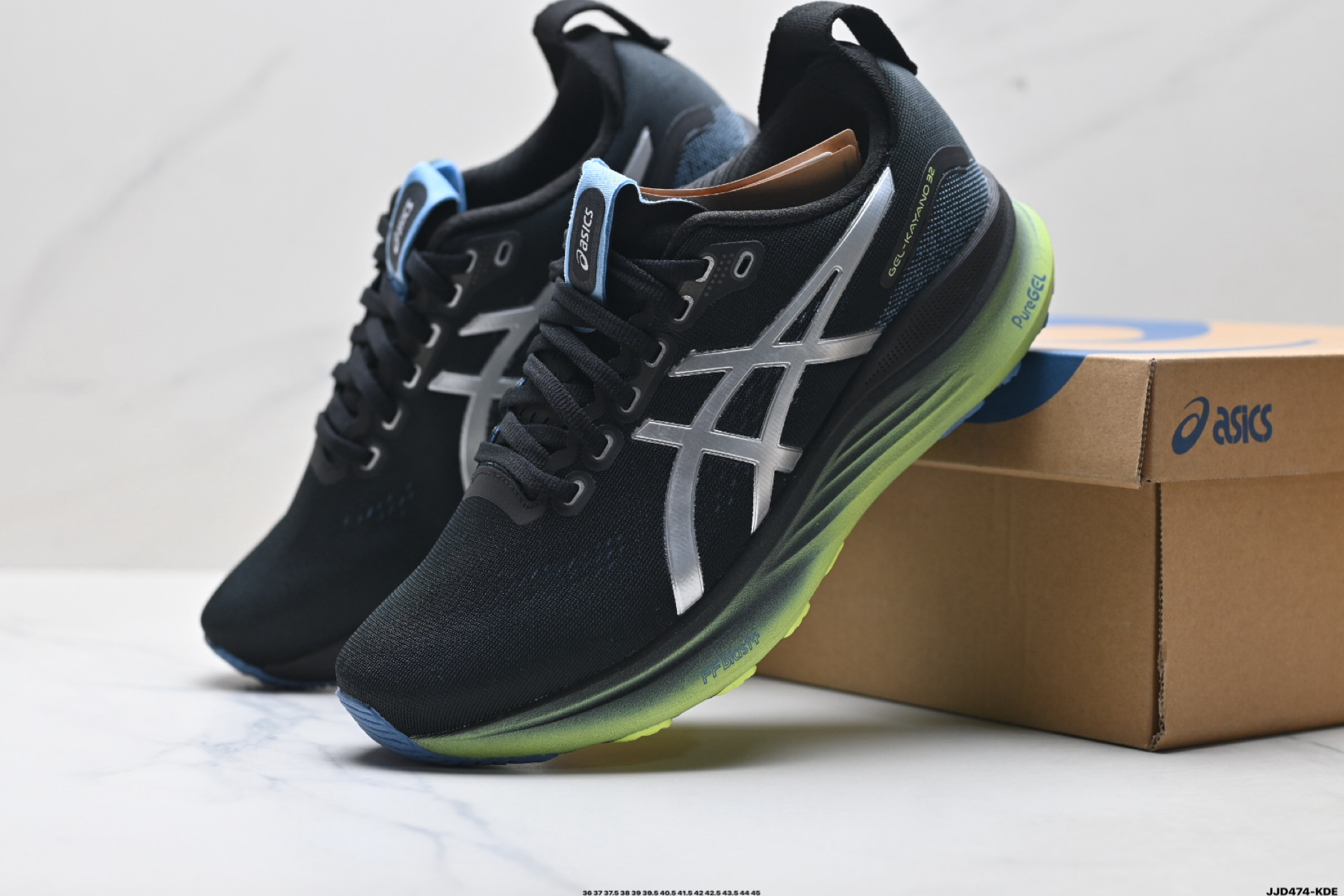 150 ASICS GEL-KAYANO 32 亚瑟士 PLATINUM低帮专业有氧超轻便运动跑步鞋 1012B729-015