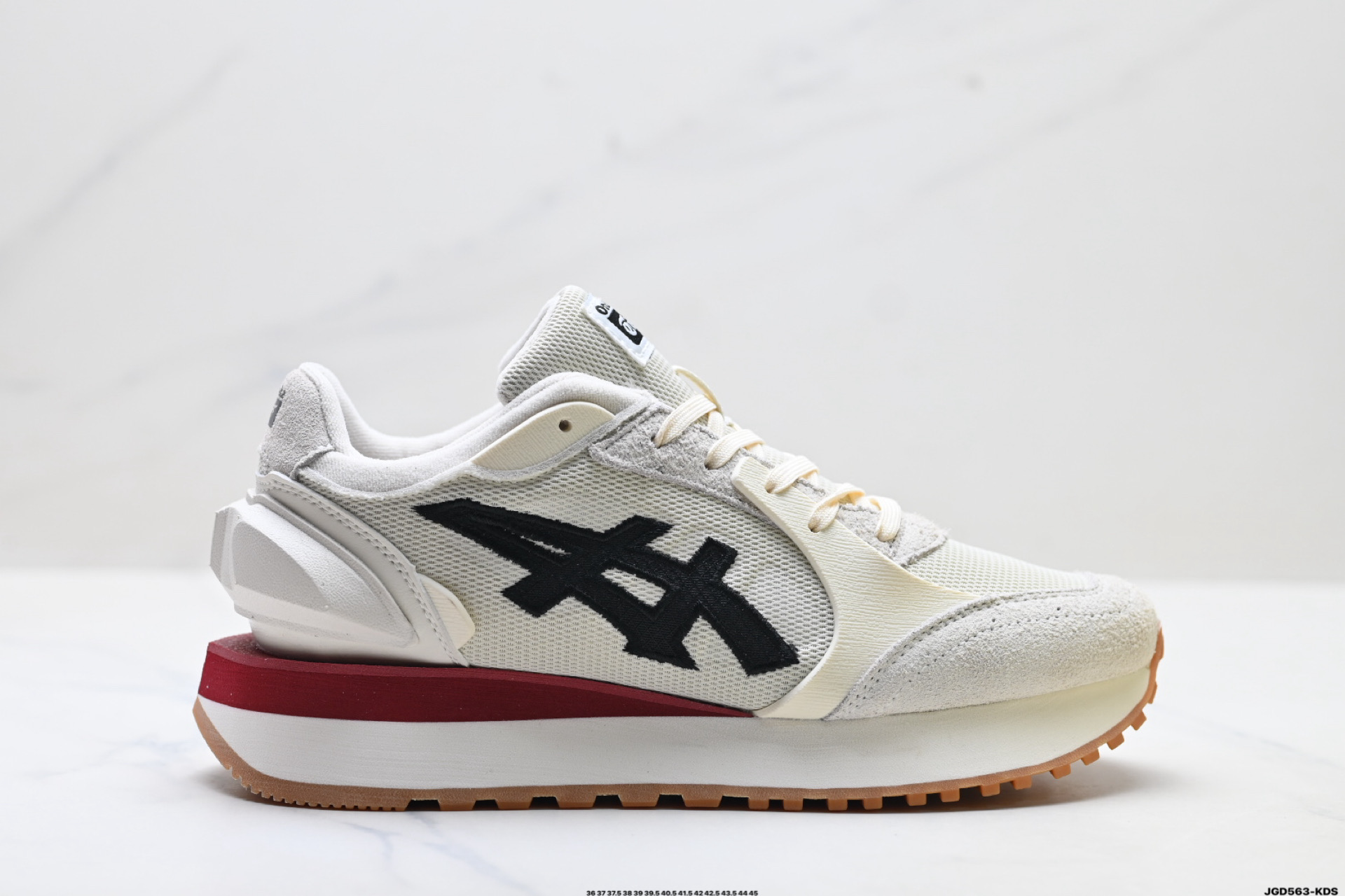 200 Onitsuka Tiger鬼塚虎 Moage Co 时尚厚底 低帮 休闲城市通勤 跑步鞋 1183B555-200