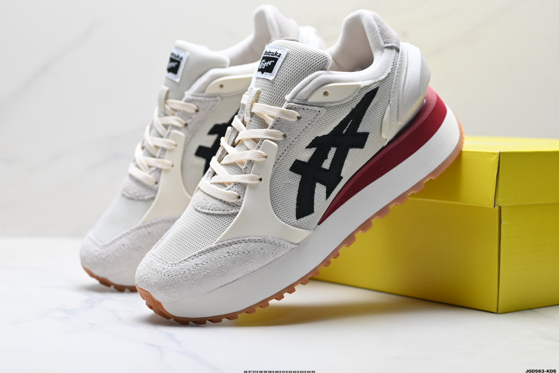 200 Onitsuka Tiger鬼塚虎 Moage Co 时尚厚底 低帮 休闲城市通勤 跑步鞋 1183B555-200