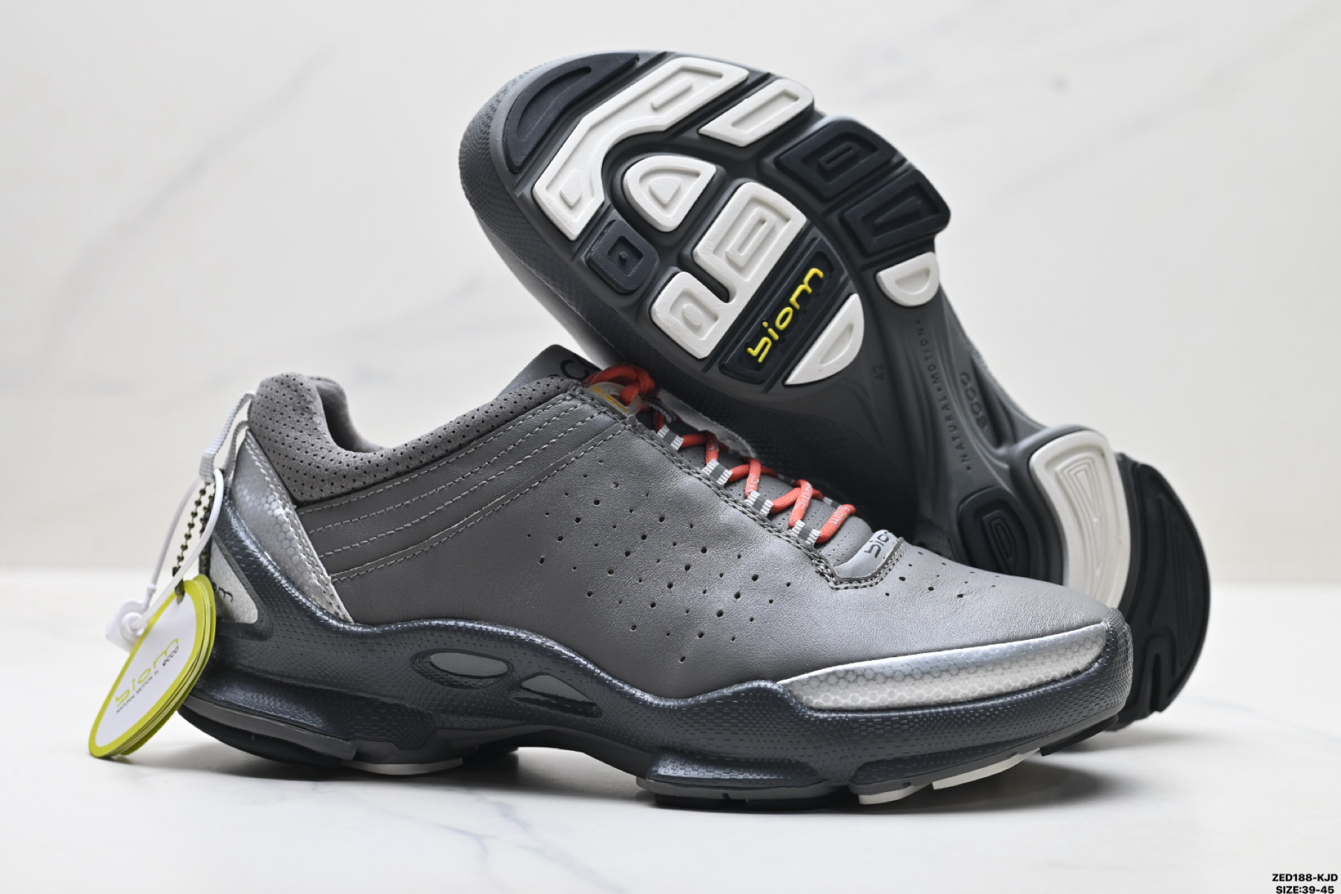 280 Ecco爱步 Biom C-Trail 健步C 舒适时尚 简约时尚 减震防滑 低帮休闲鞋 803324-510