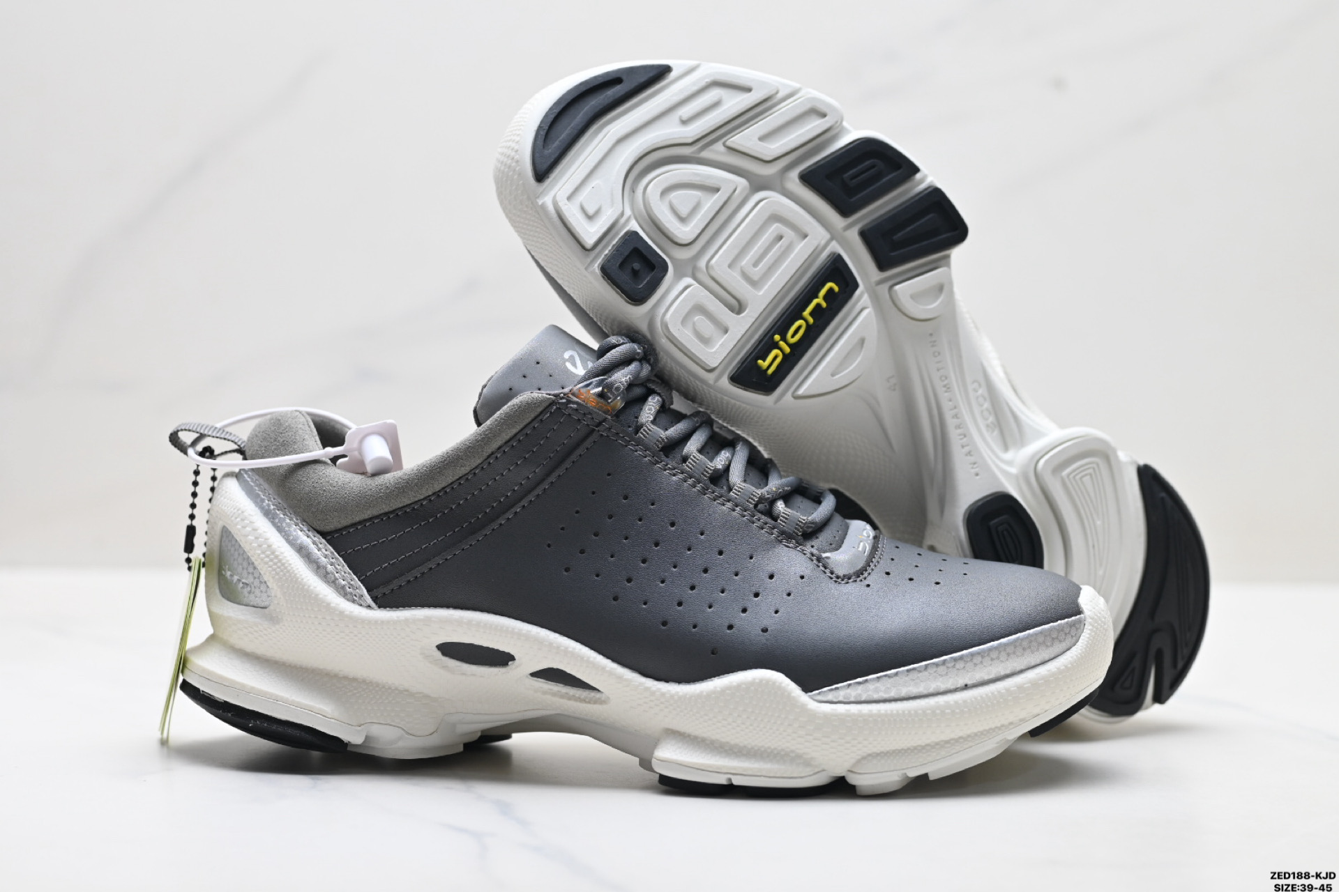 280 Ecco爱步 Biom C-Trail 健步C 舒适时尚 简约时尚 减震防滑 低帮休闲鞋 803324-510