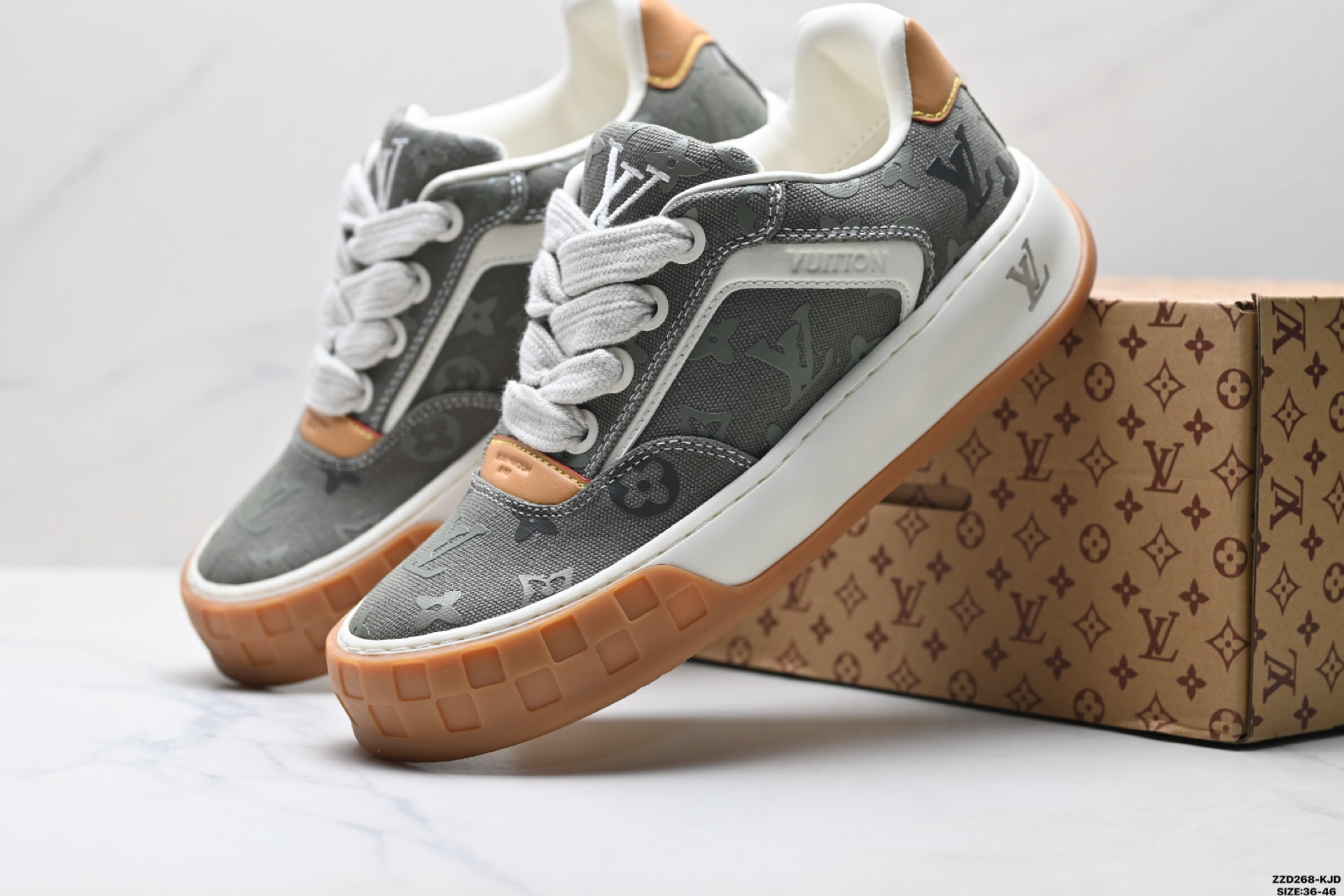 270 Louis Vuitton Tilted 绒面小牛皮 路易威登 休闲运动文化百搭板鞋