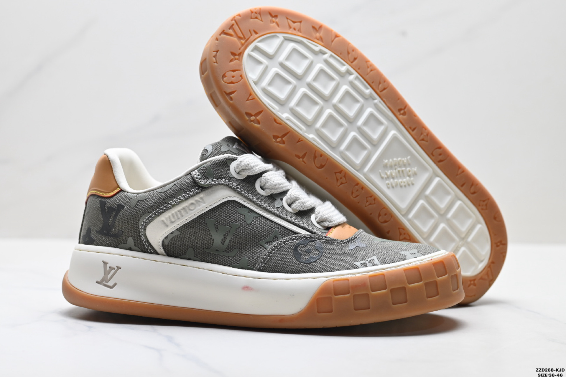 270 Louis Vuitton Tilted 绒面小牛皮 路易威登 休闲运动文化百搭板鞋