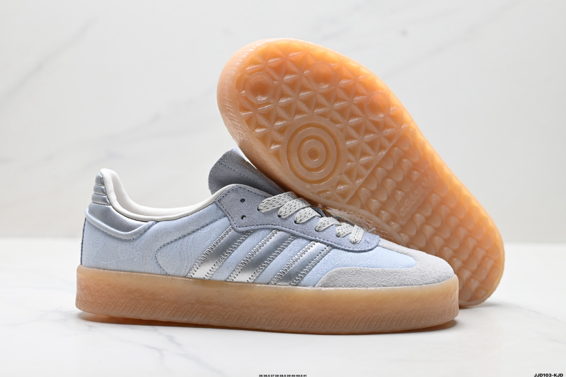 150 Adidas Originals Sambae 厚底 桑巴舞系列阿迪达斯 三叶草 绅士德训足球风百搭低帮休闲运动板鞋 IH1967