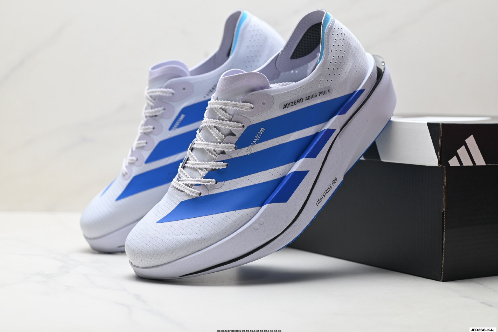 170 Adidas Adizero Adios 5 阿迪达斯 马拉松飞线贾卡轻质透气休闲运动跑步鞋 K18297