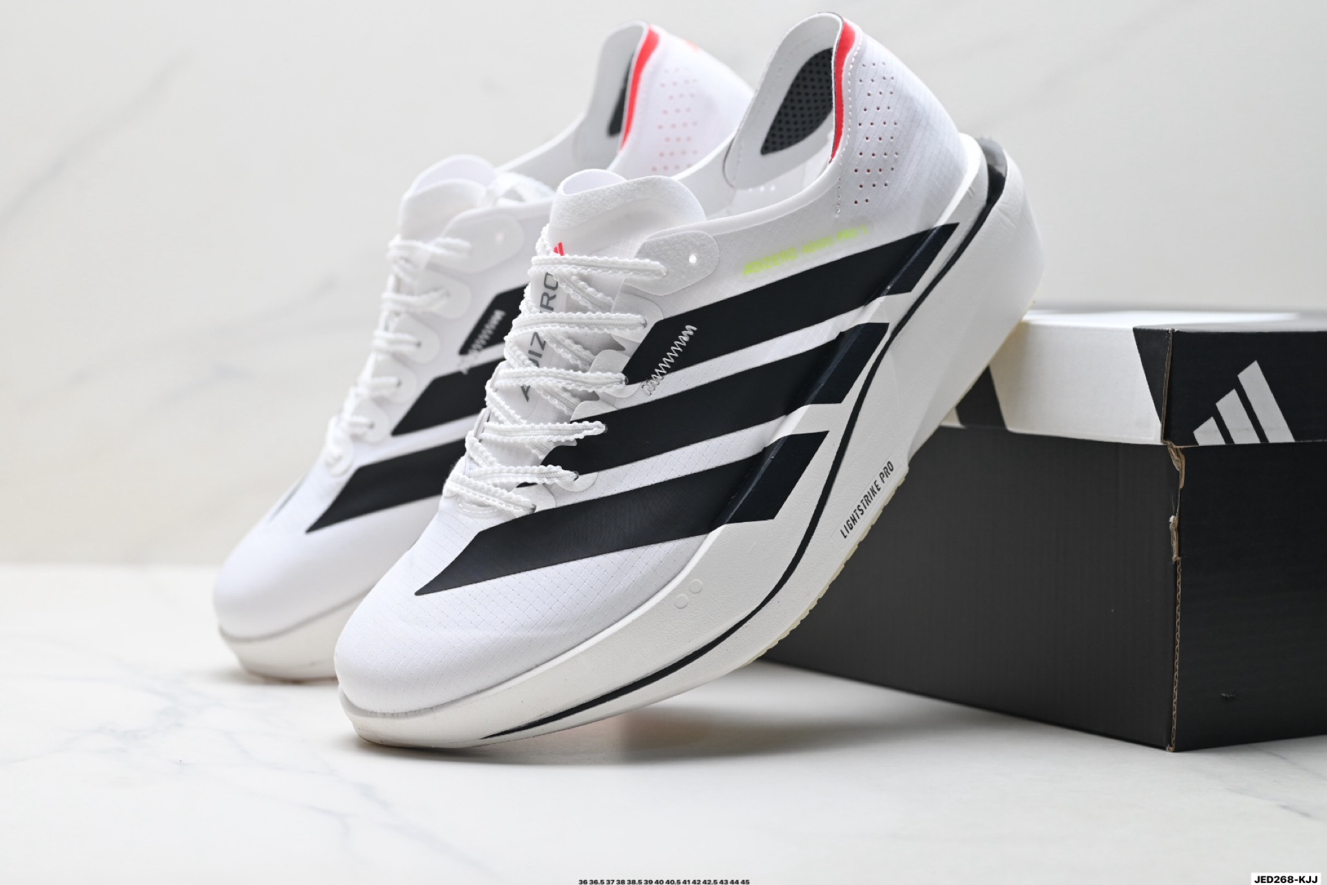 170 Adidas Adizero Adios 5 阿迪达斯 马拉松飞线贾卡轻质透气休闲运动跑步鞋 K18297