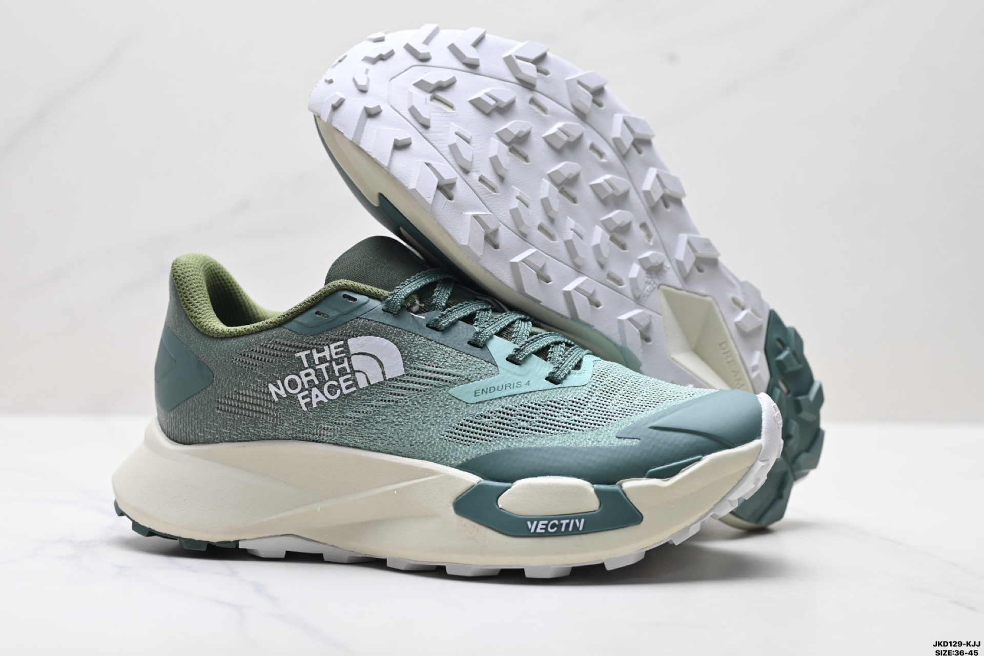 180 北面THE NORTH FACE VECTIV ENDURIS 4 柔软舒适防滑耐磨 低帮 越野跑步鞋 NFOA8DA