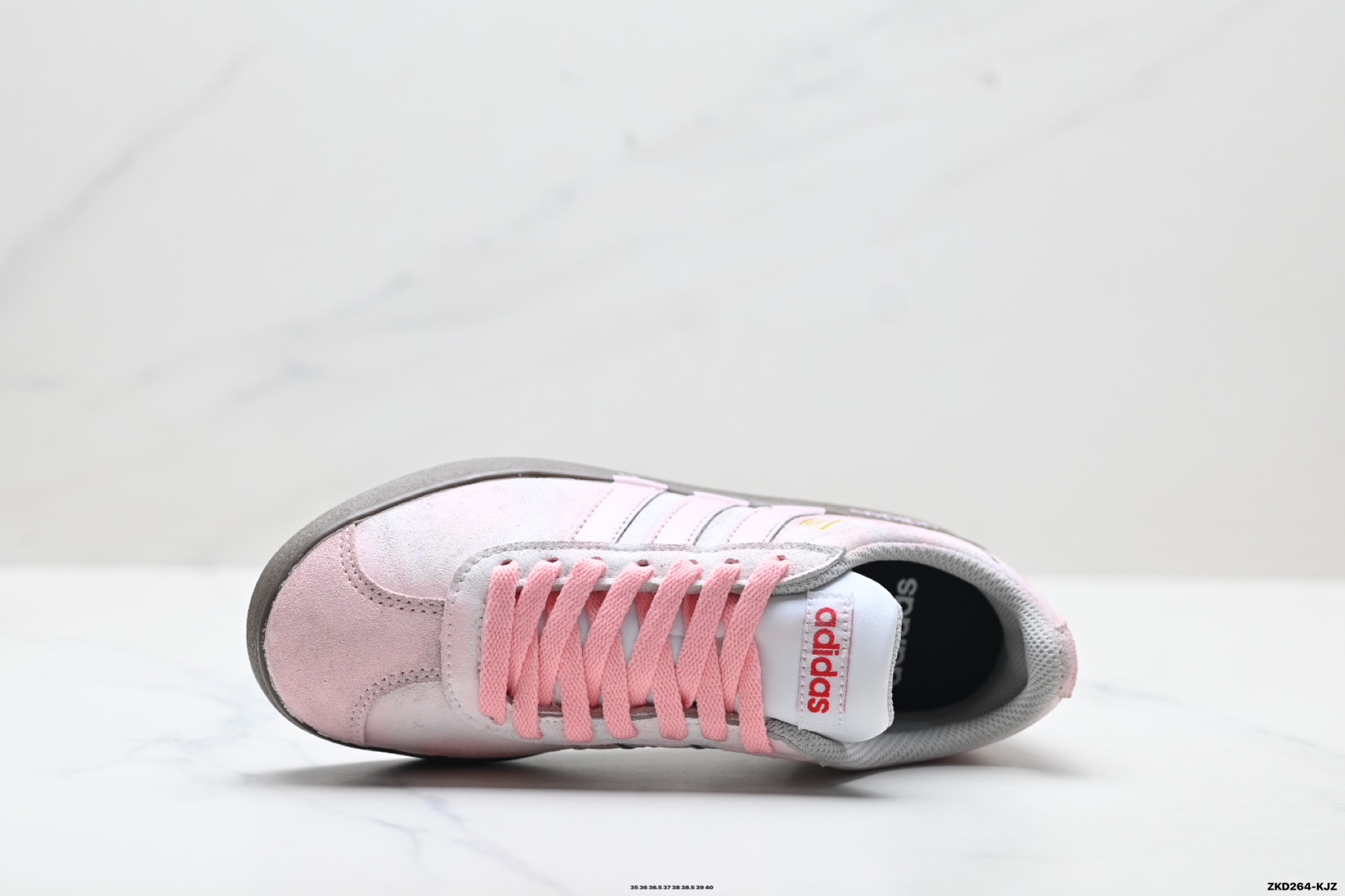 290 Adidas Vl Court Classic ‘DIY’定制 阿迪达斯 运动休闲 低帮德训T头鞋 HQ1802