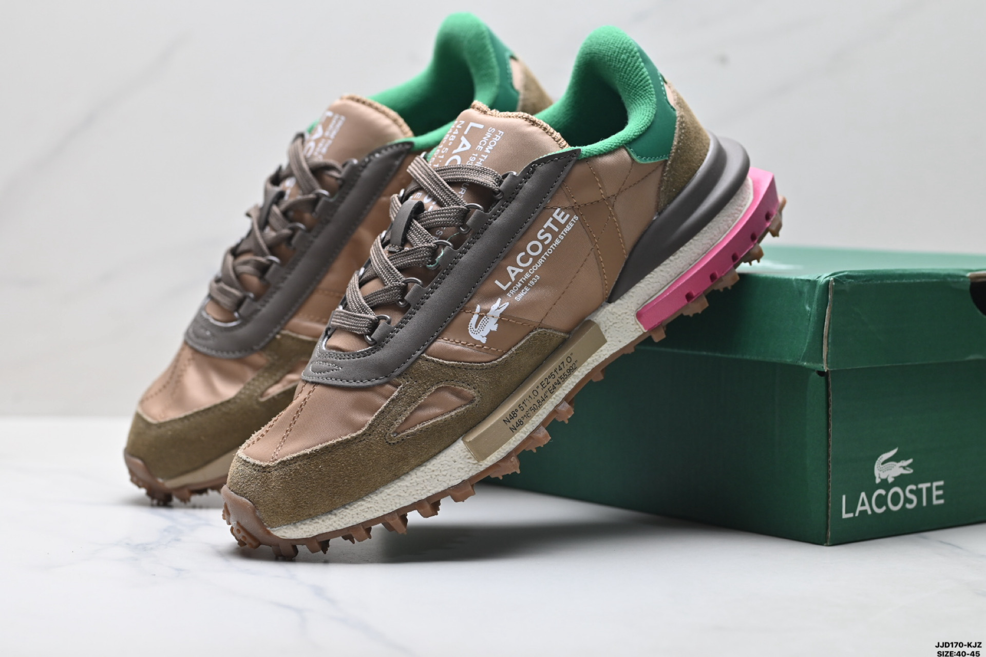150 LACOSTE法国鳄鱼 Elite Active 时尚百搭 低帮 生活休闲鞋
