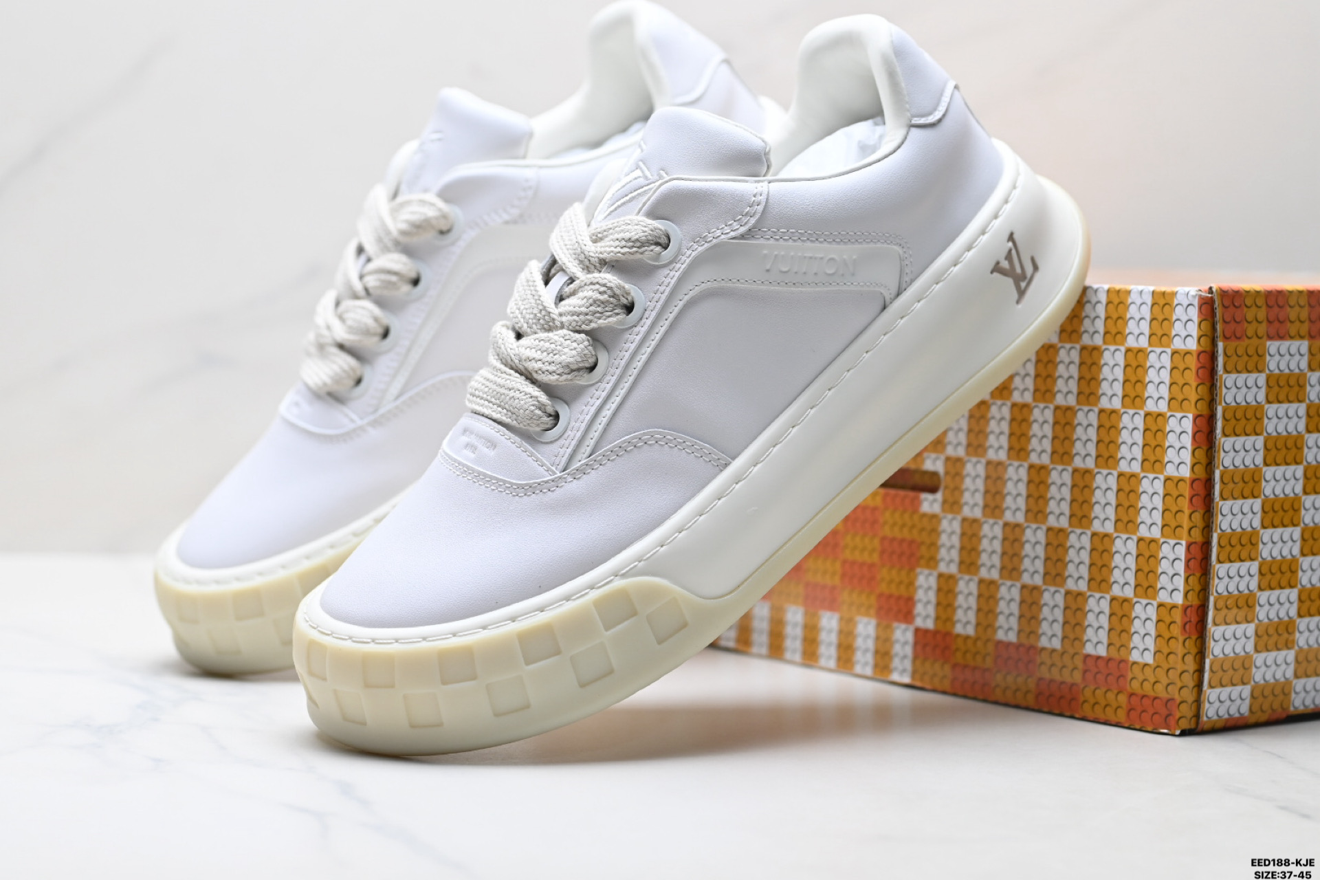 400 纯原Louis Vuitton Tilted 绒面小牛皮 路易威登 休闲运动文化百搭板鞋