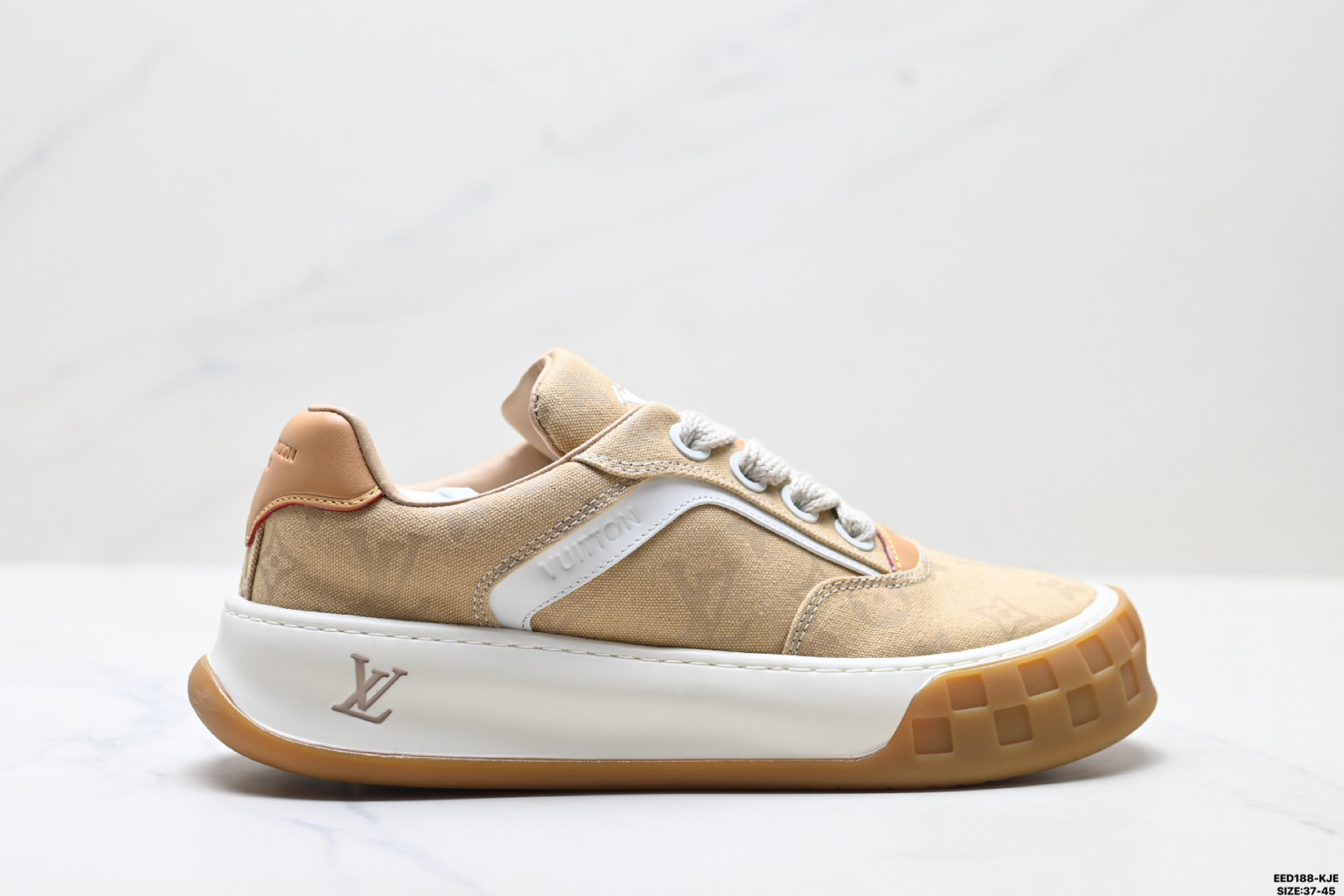 400 纯原Louis Vuitton Tilted 绒面小牛皮 路易威登 休闲运动文化百搭板鞋