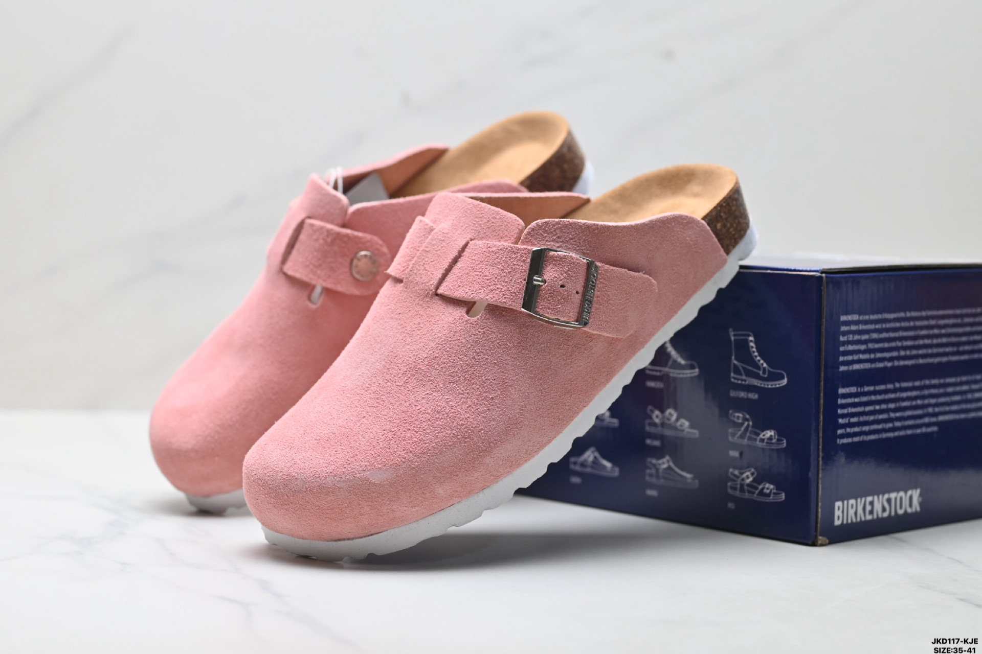 180 Birkenstock Boston Shearling 简约时尚 舒适百搭 耐磨防滑 半包勃肯休闲鞋 0560771