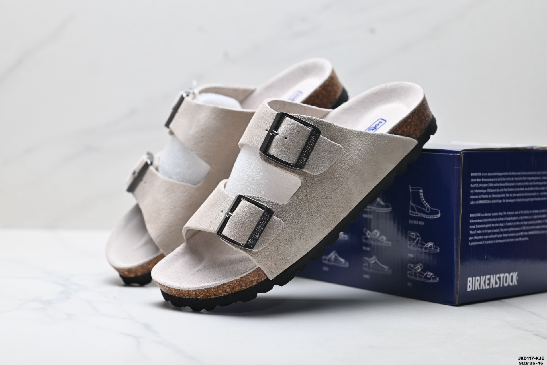 180 Birkenstock Arizona 舒适时尚 防滑防磨 勃肯半拖 一字拖鞋 1009527