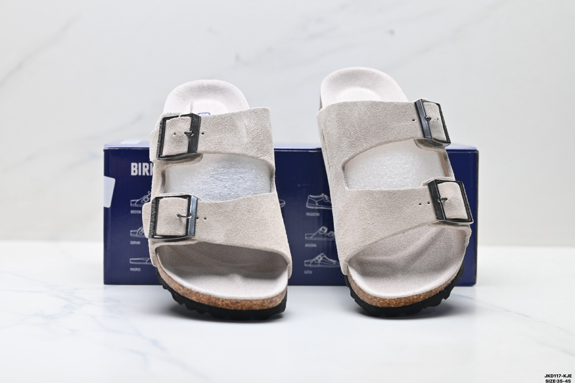 180 Birkenstock Arizona 舒适时尚 防滑防磨 勃肯半拖 一字拖鞋 1009527
