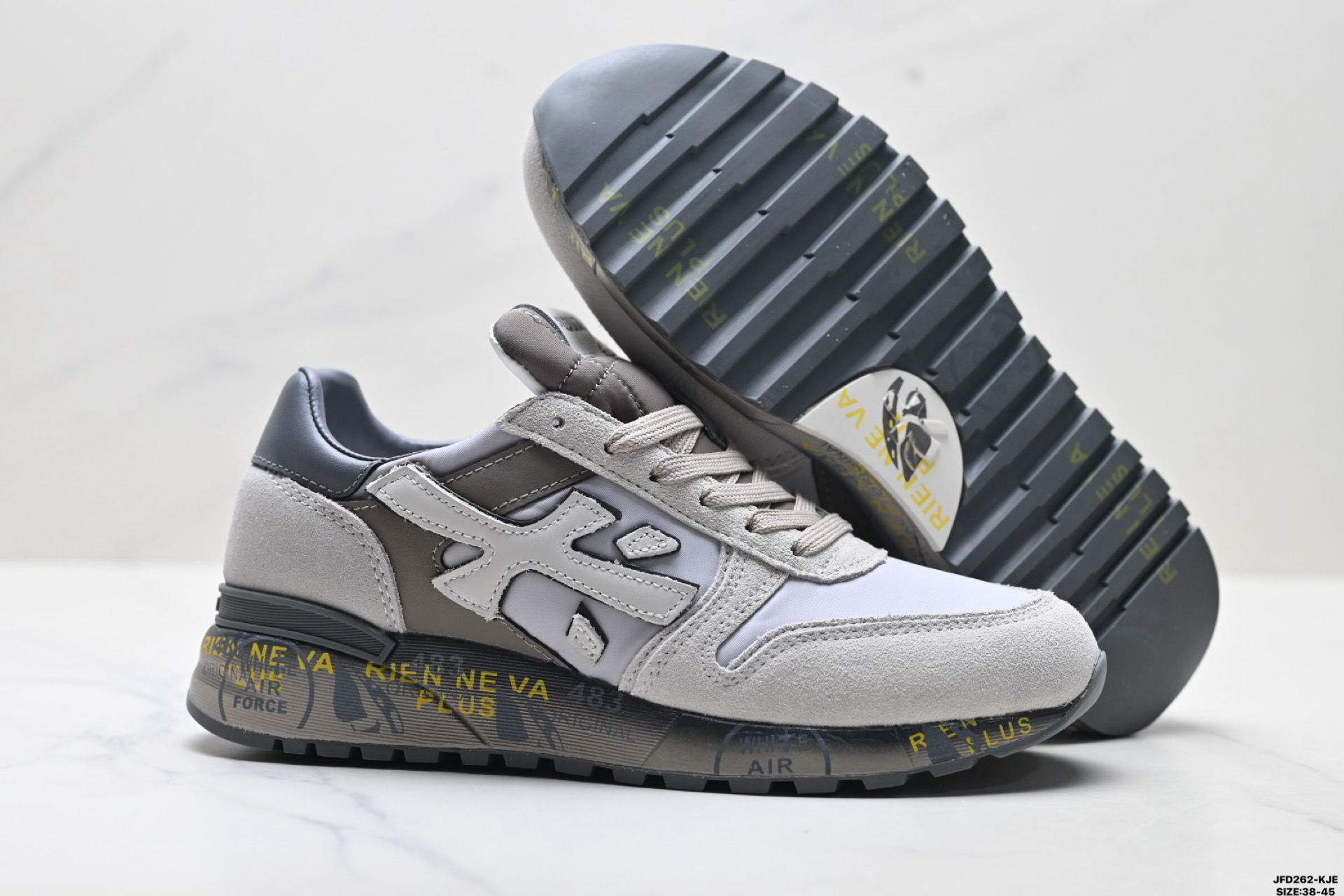 190 PREMIATA 牛剖层革 舒适 时尚 经典涂鸦 简约 低帮 生活休闲鞋