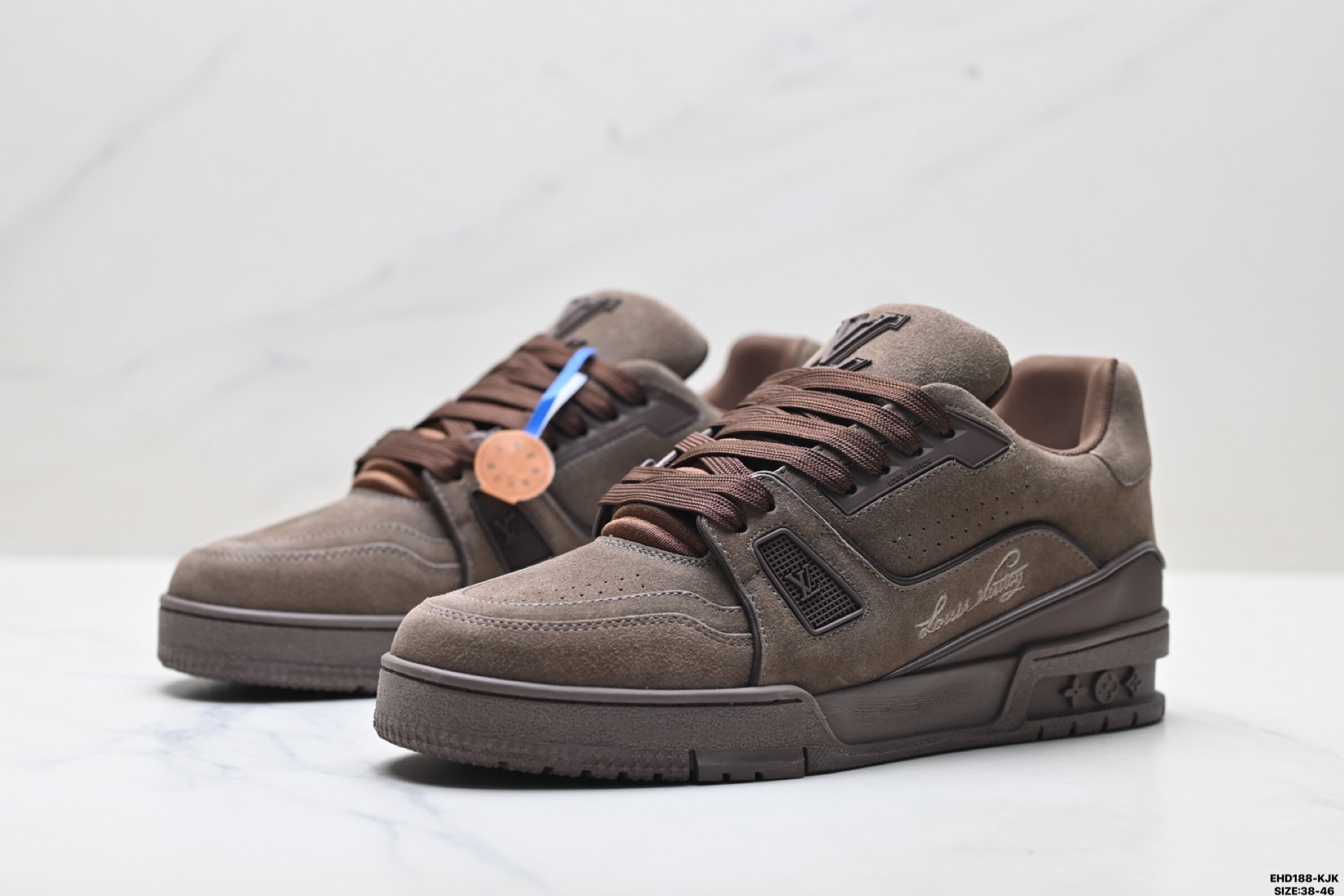 450 纯原Louis Vuitton Trainer Sneaker Low 路易威登 高奢休闲运动文化百搭板鞋