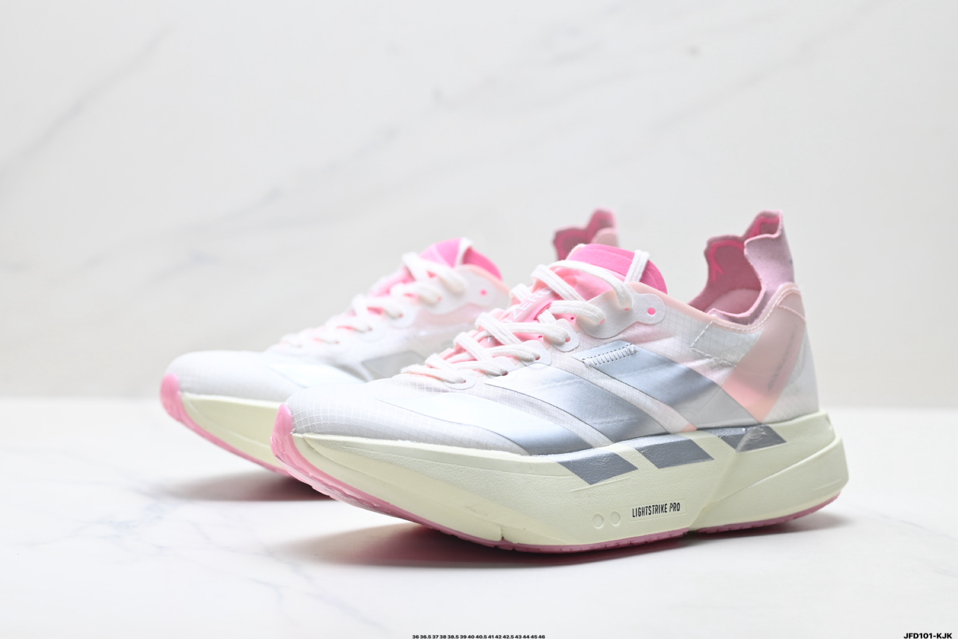 190 Adidas Adizero Adios Pro 4 M马拉松飞线贾卡轻质透气休闲运动跑步鞋 JQ4445