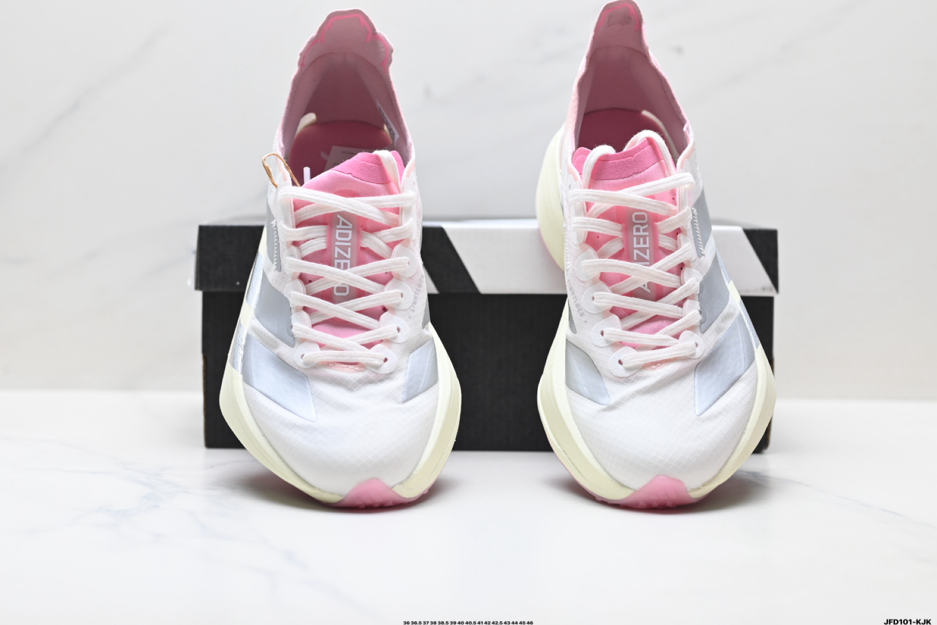 190 Adidas Adizero Adios Pro 4 M马拉松飞线贾卡轻质透气休闲运动跑步鞋 JQ4445