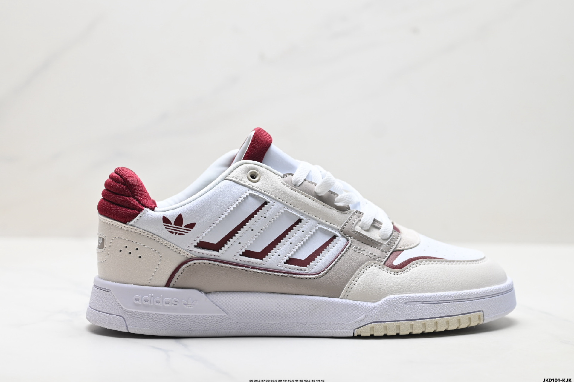 180 Adidas Originals Drop Step 42 Low 2 阿迪达斯 皮革系带 防滑耐磨 低帮板鞋 IG4335